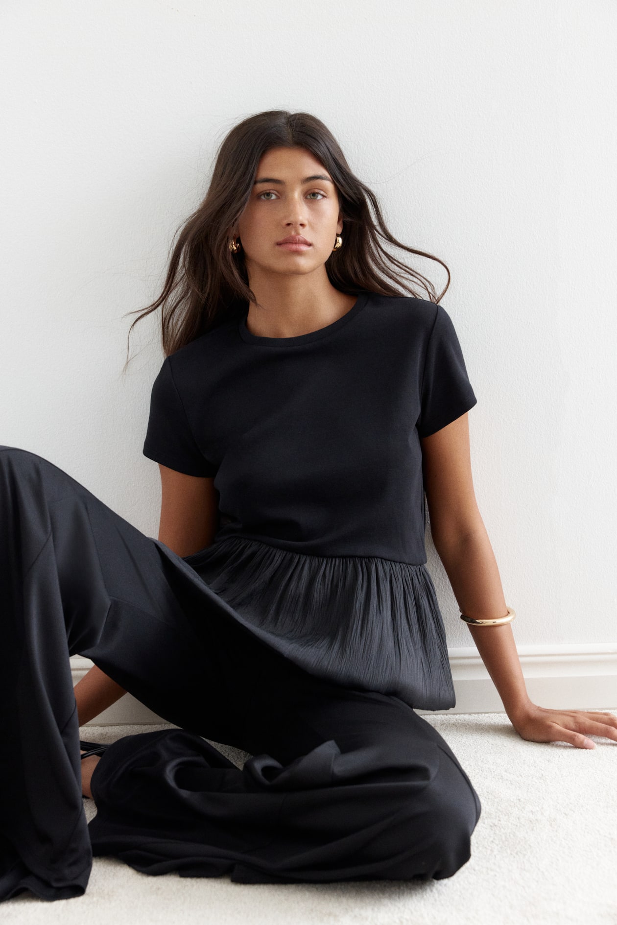 Bubble-Hem Top
