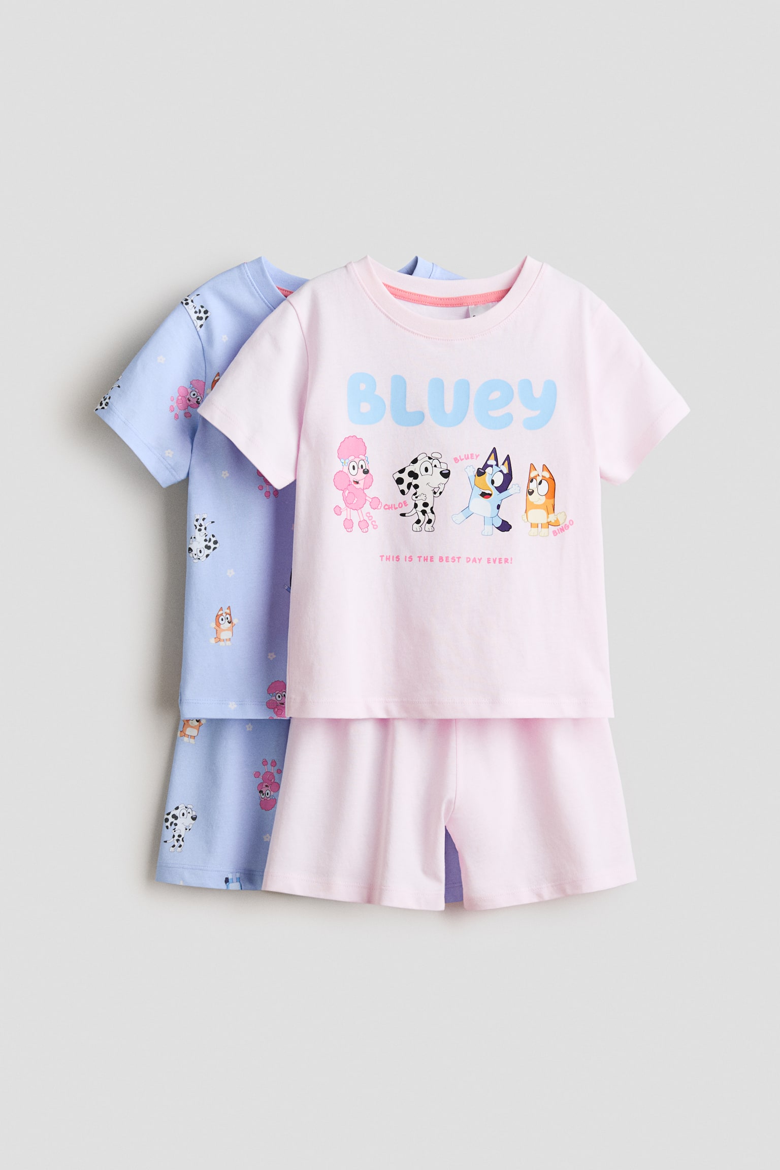 2-pack printed pyjamas - Light pink/Bluey/Cream/Hello Kitty - 1