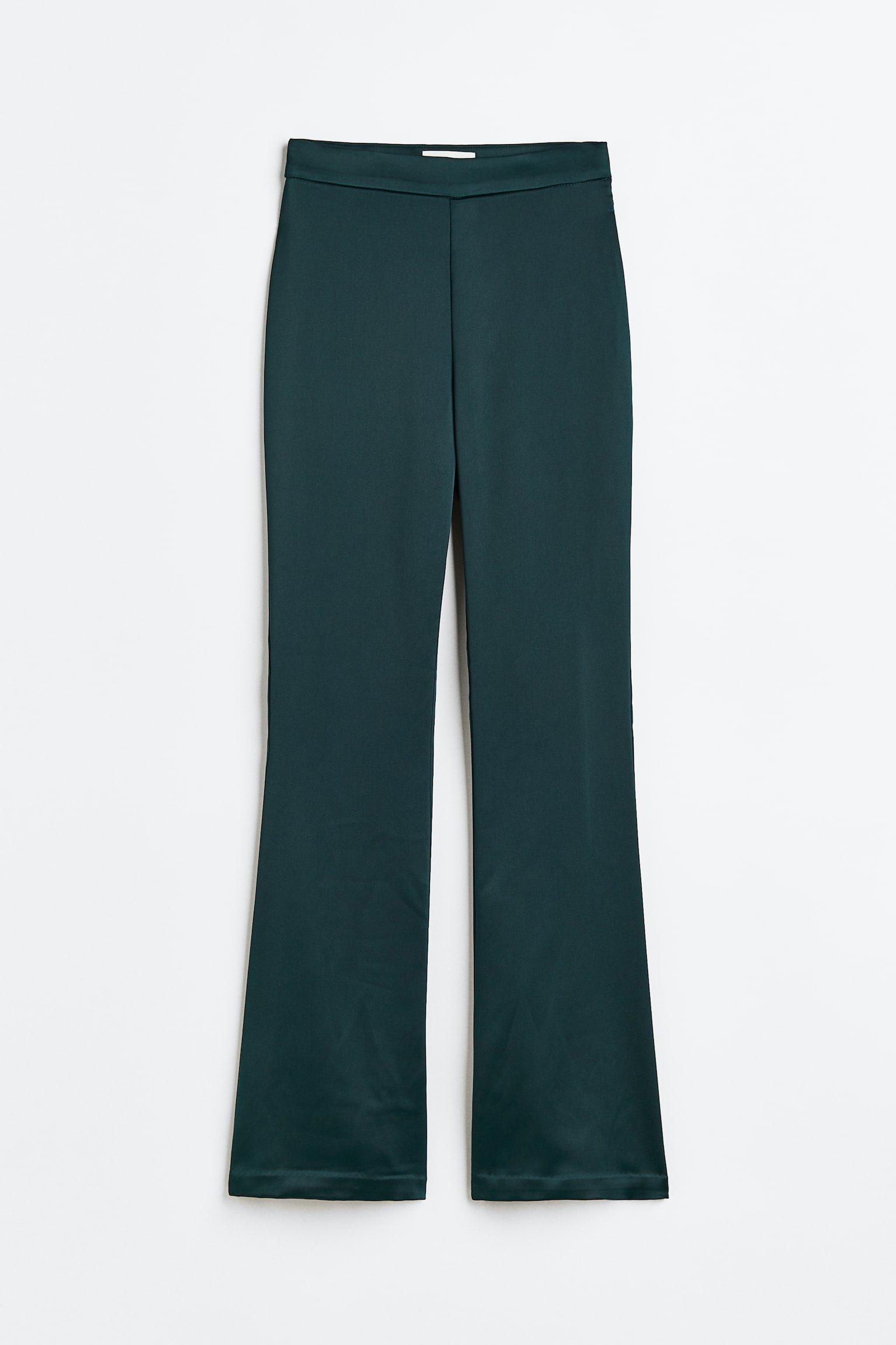 Satin Pants - Dark green/Black - 1