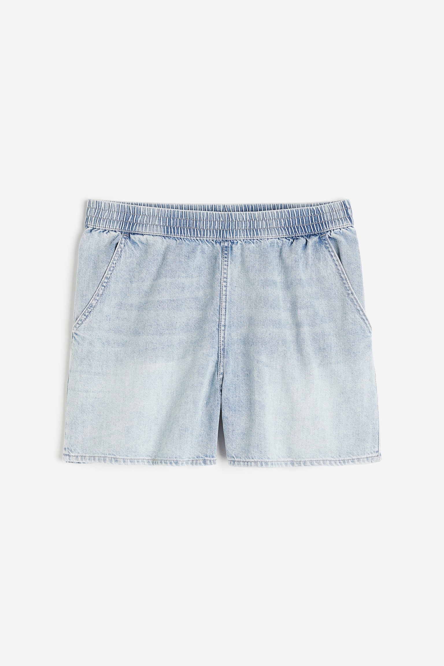 Denim shorts - Pale denim blue/Cream/Black/Light grey/Light denim blue - 1