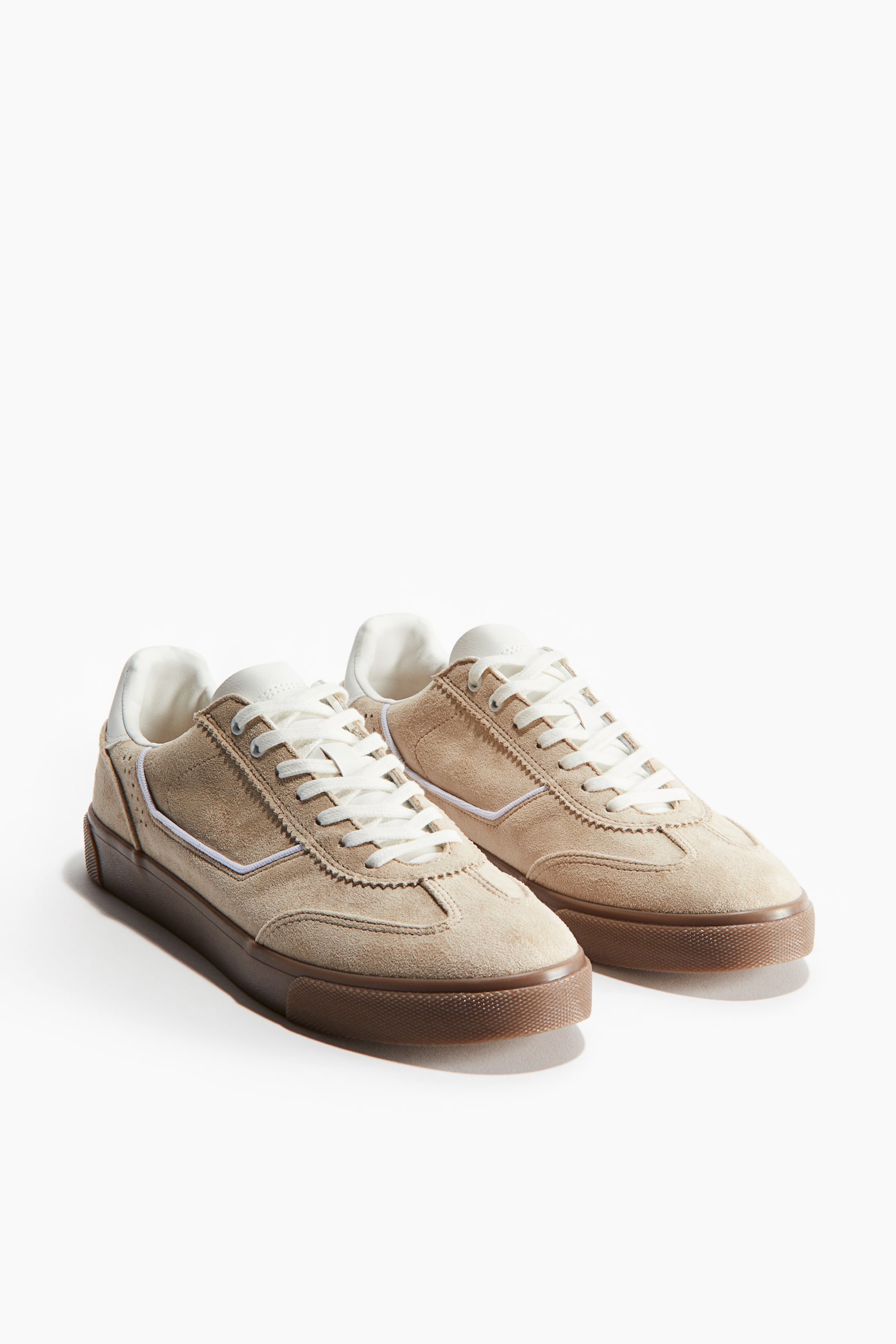 Sneakers - Beige/Light grey/Navy blue - 3