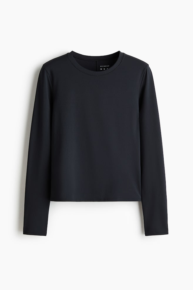 Sports top with DryMove™ - Black/Black/Dark grey/Chocolate plum/Warm brown/Antique rose/Ivory - 1