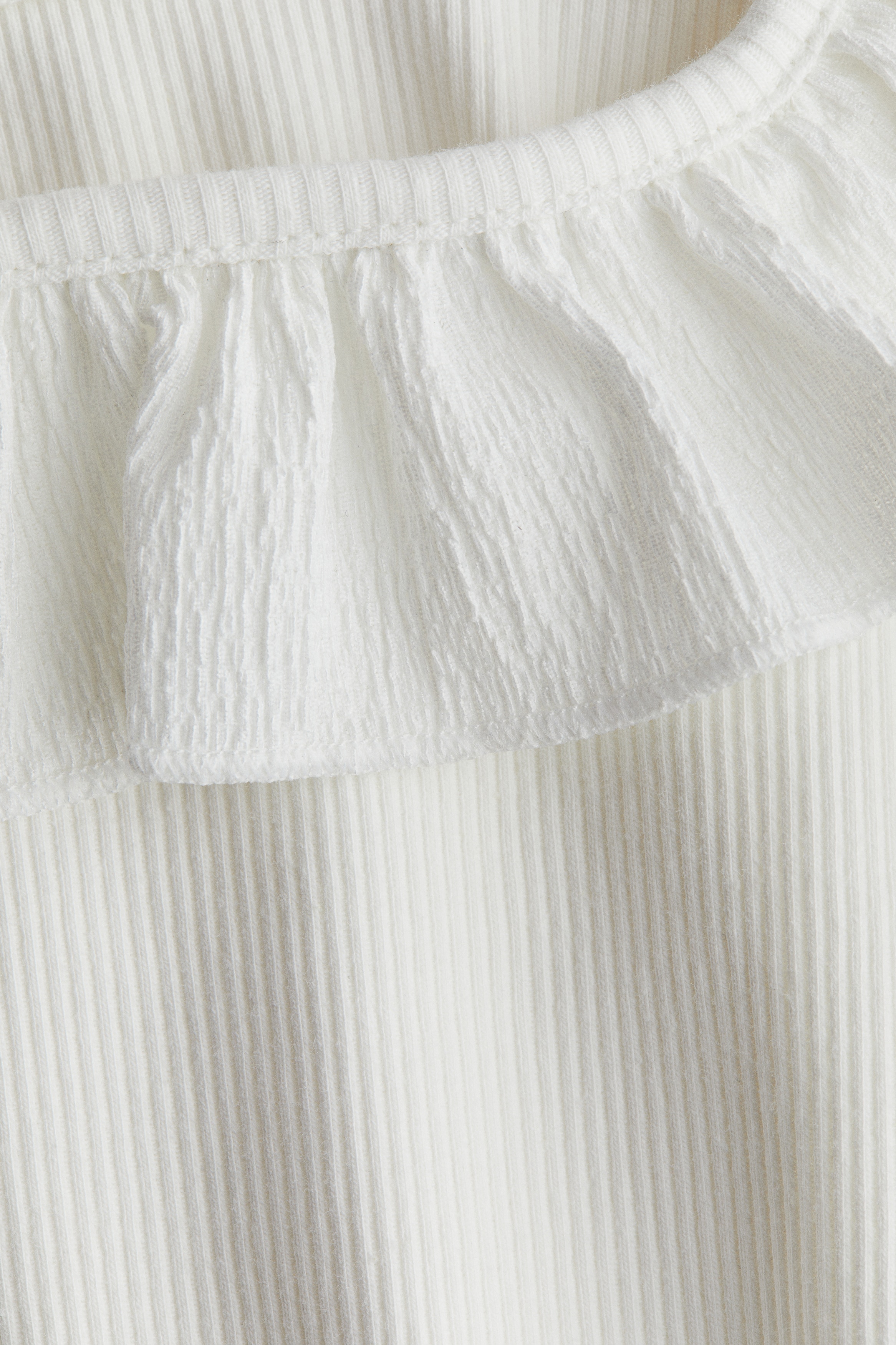 Frill-trimmed vest top