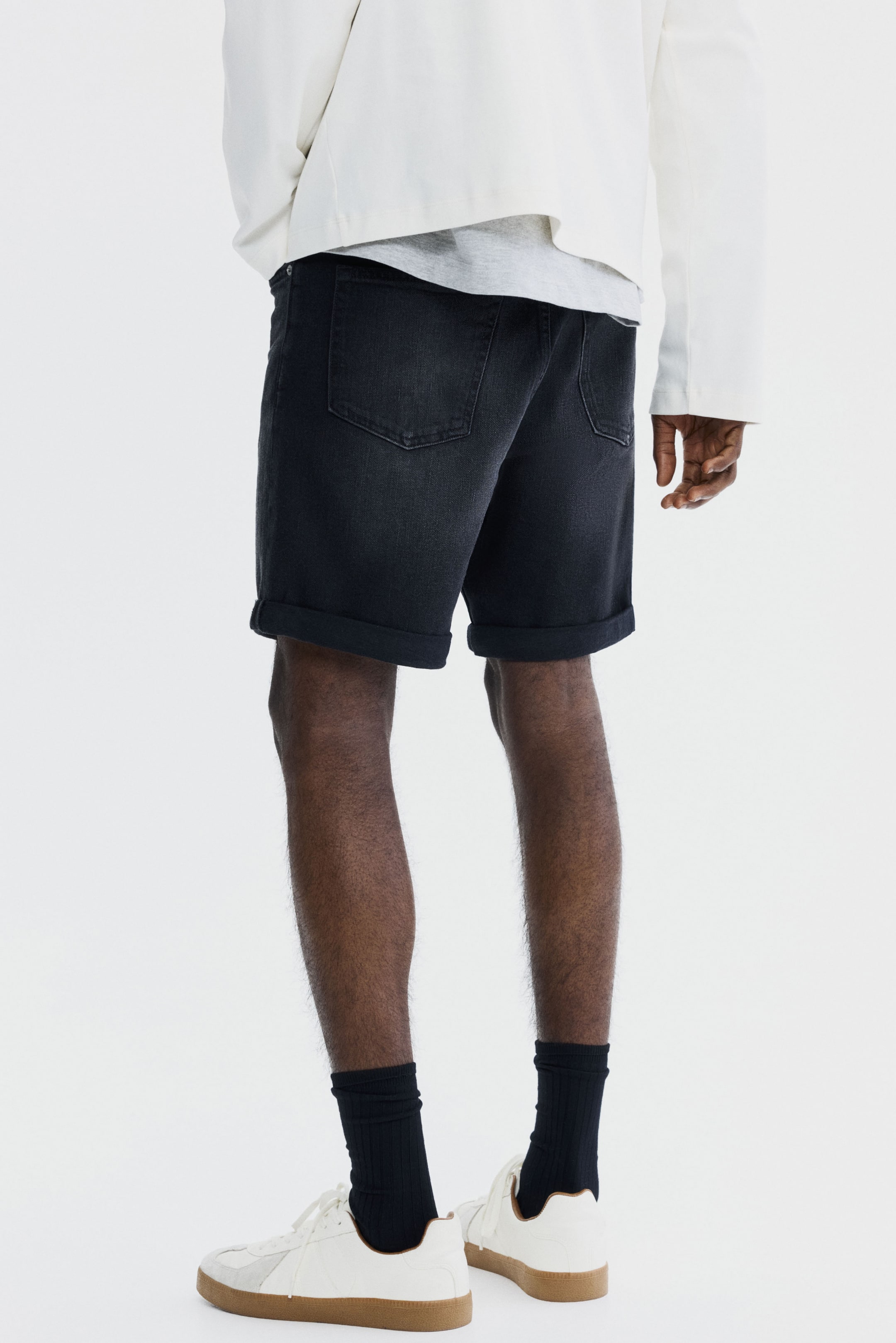 Slim Denim Shorts