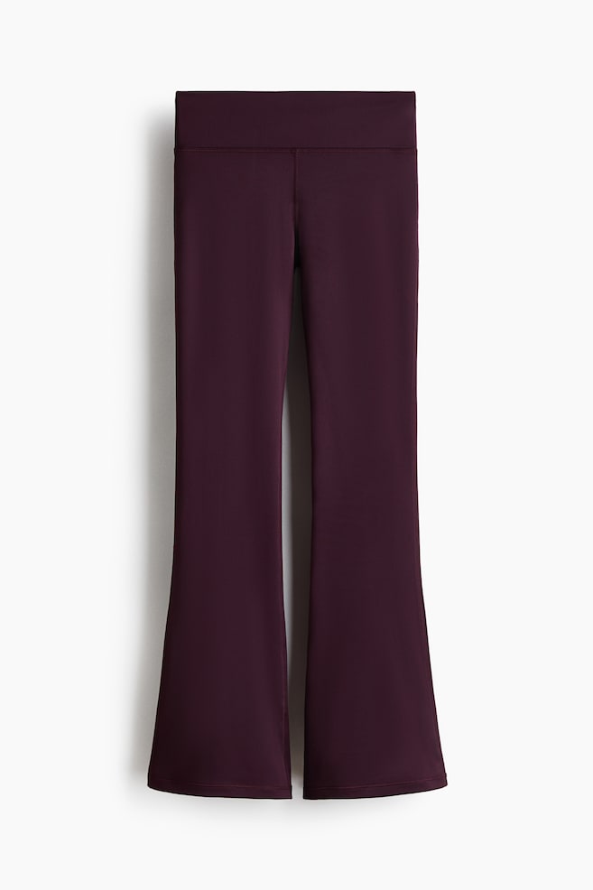 Flared sports leggings with DryMove™ - Grape/Black/Purple mole/Light khaki green/Forest green/Lilac plum - 1