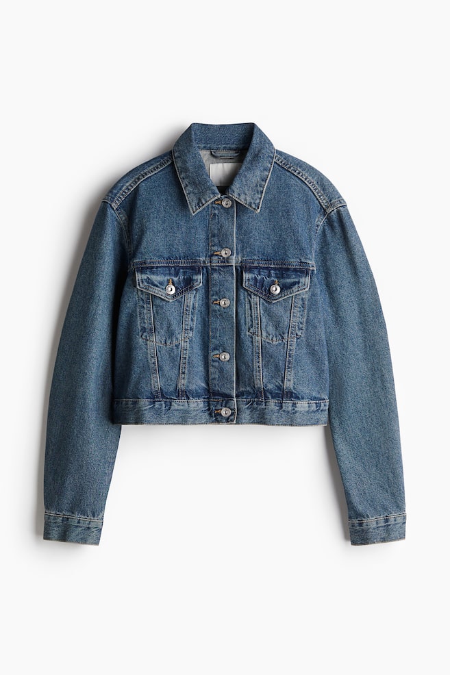 Jakke i denim - Denimblå - 1