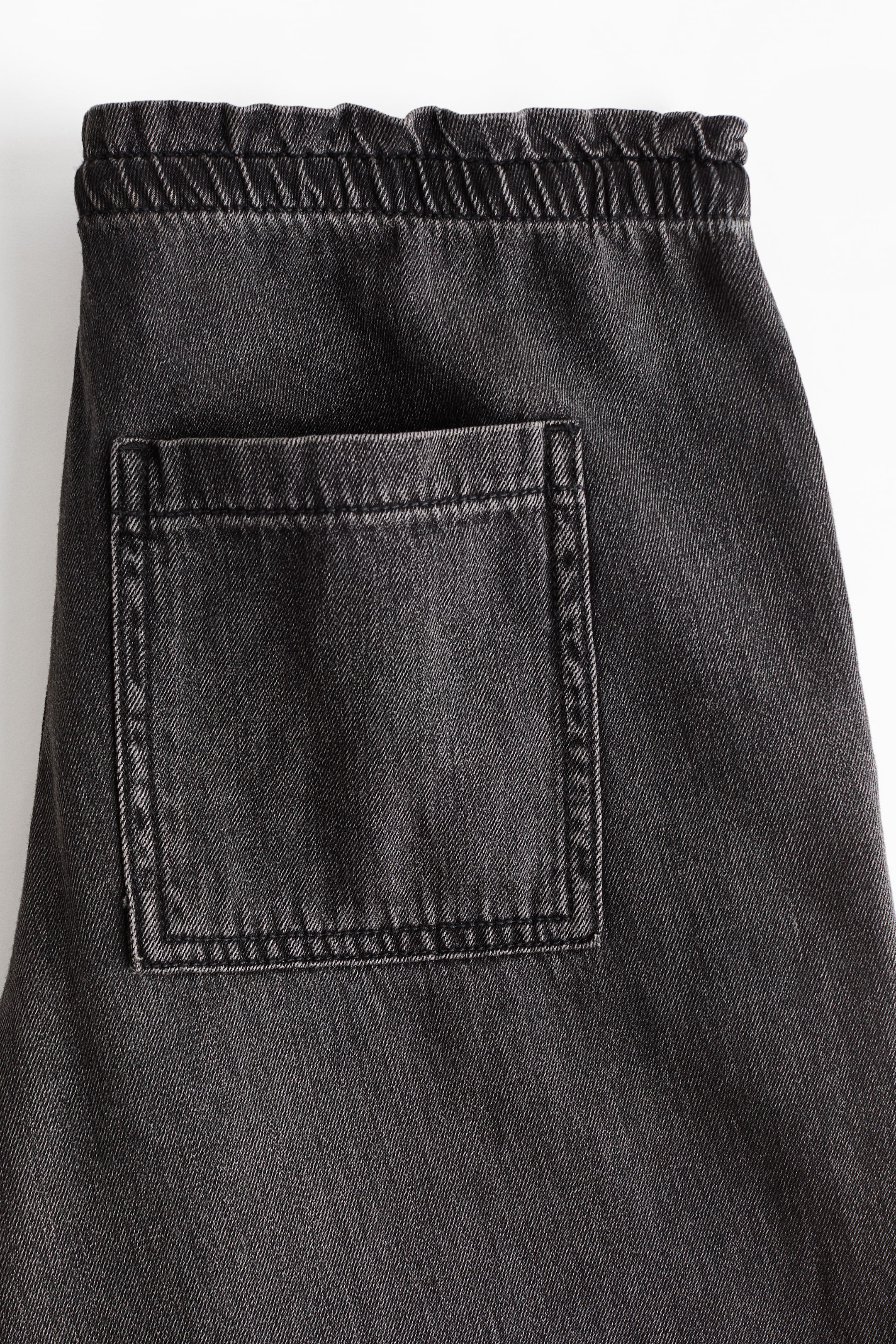 Denim Pull-On Pants