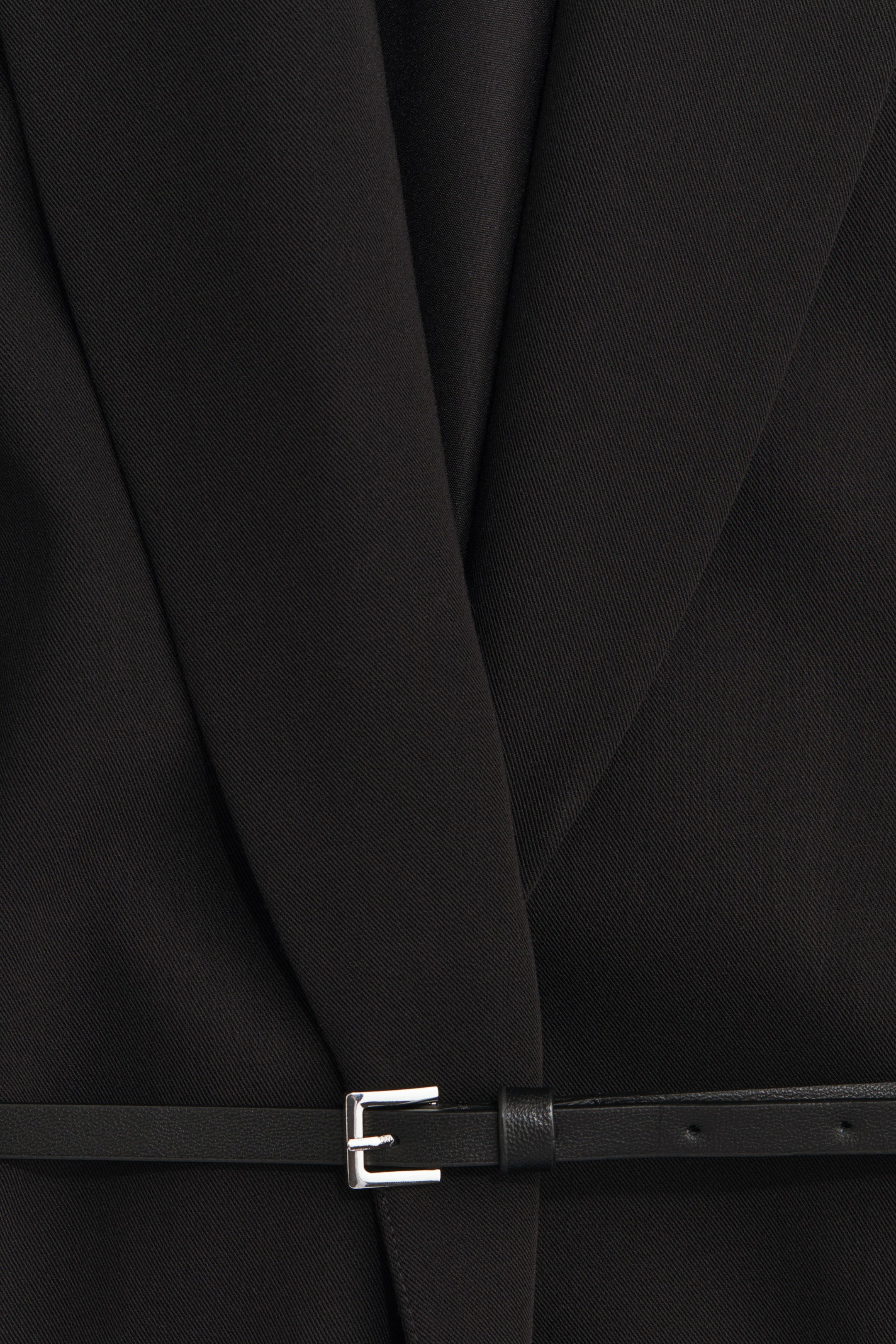 View larger image: Belted Jacket - Black - Ladies | H&M US 5