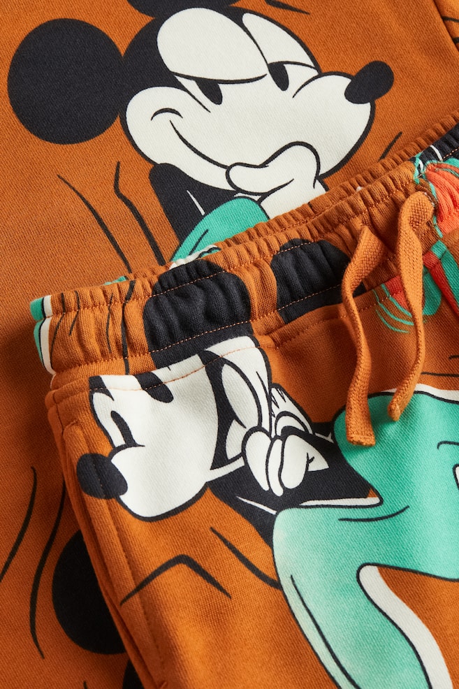 2-piece printed sweatshirt set - Dark orange/Mickey Mouse/Grey marl/Monsters; Inc./Light beige/Encanto/Light beige/Paw Patrol/dc - 3