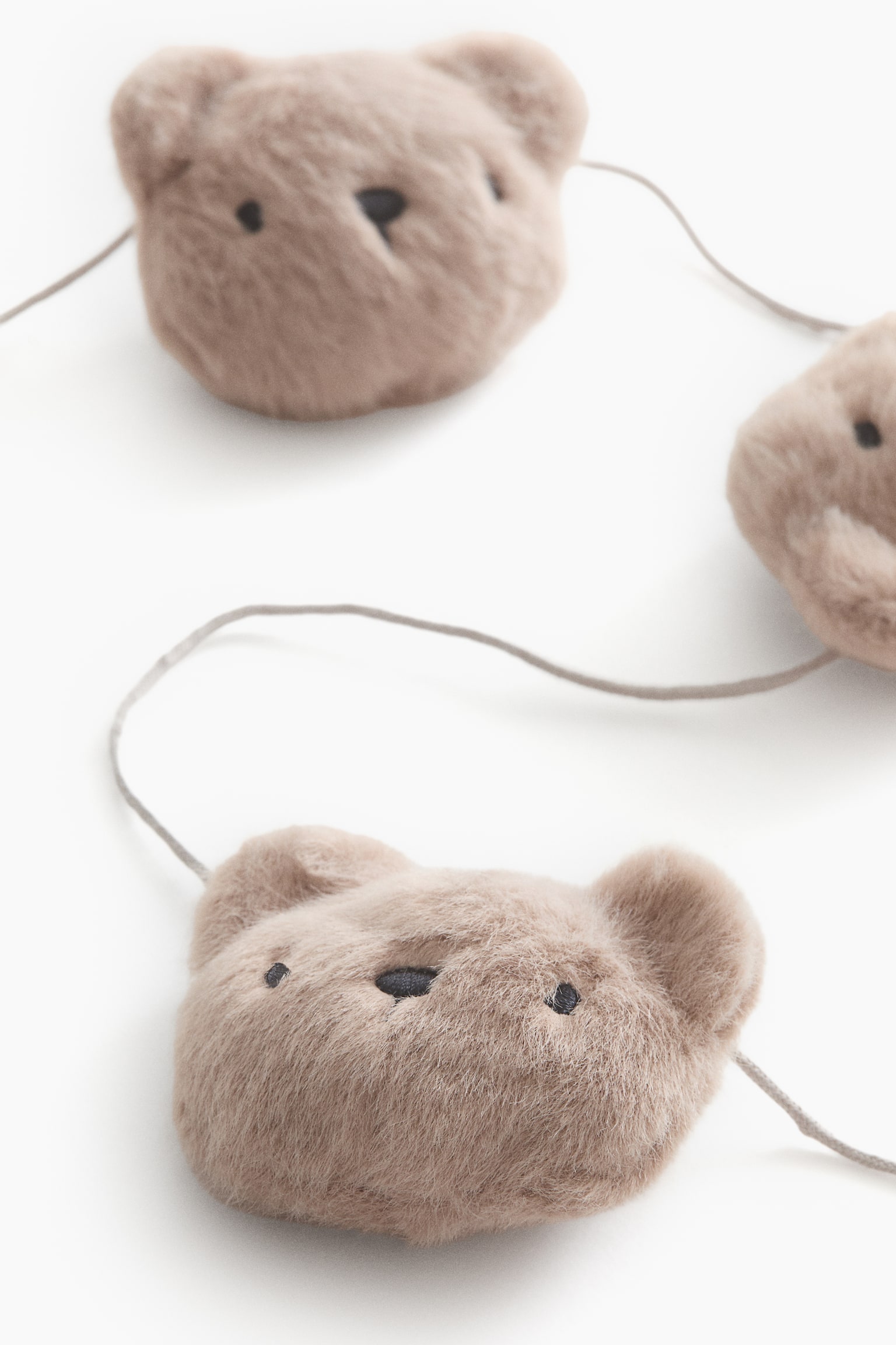 Детские мягкие игрушки H&M Teddy Bear Garland, цвет: Светлый серо-коричневый — фото 3