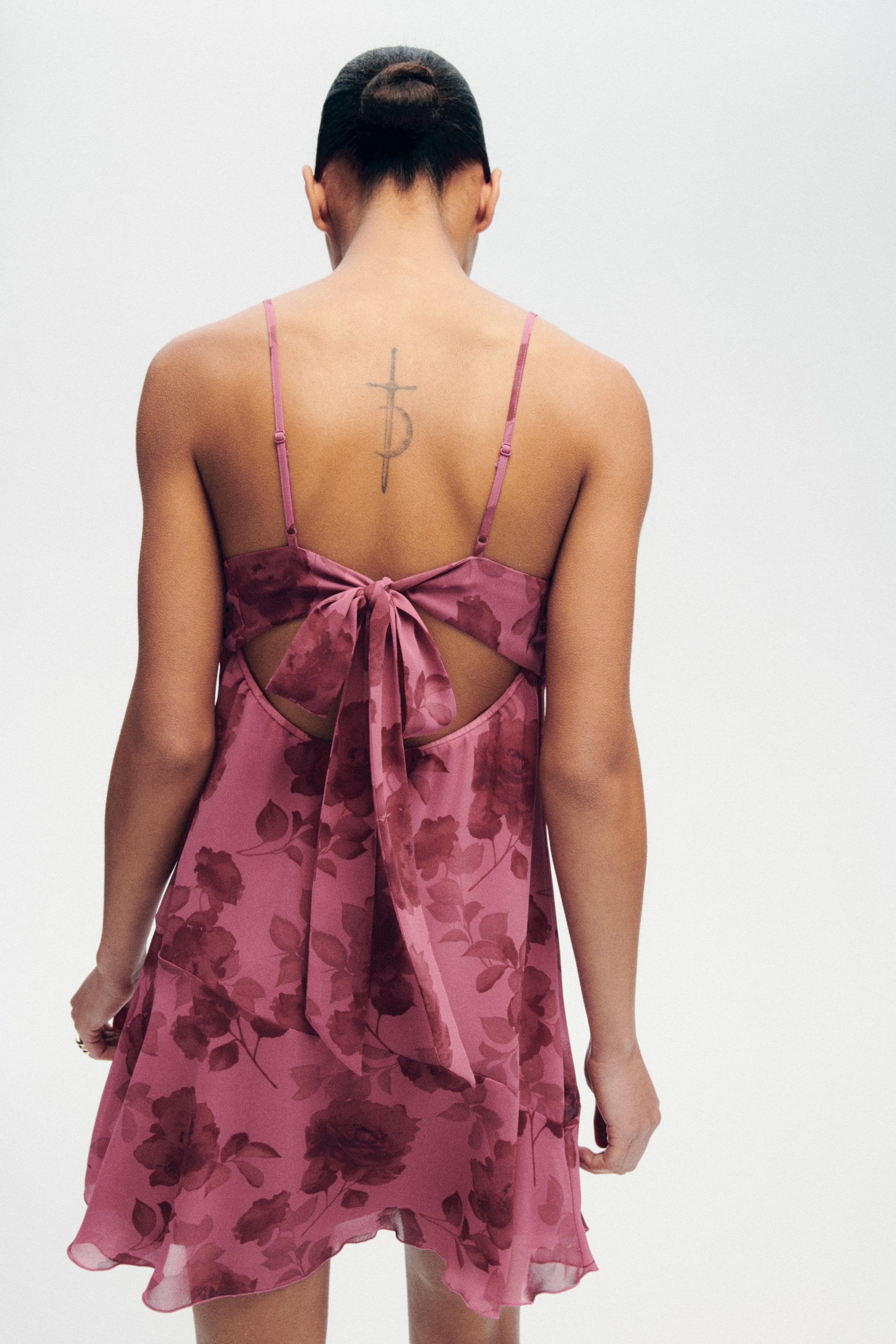 Tie-Back Slip Dress