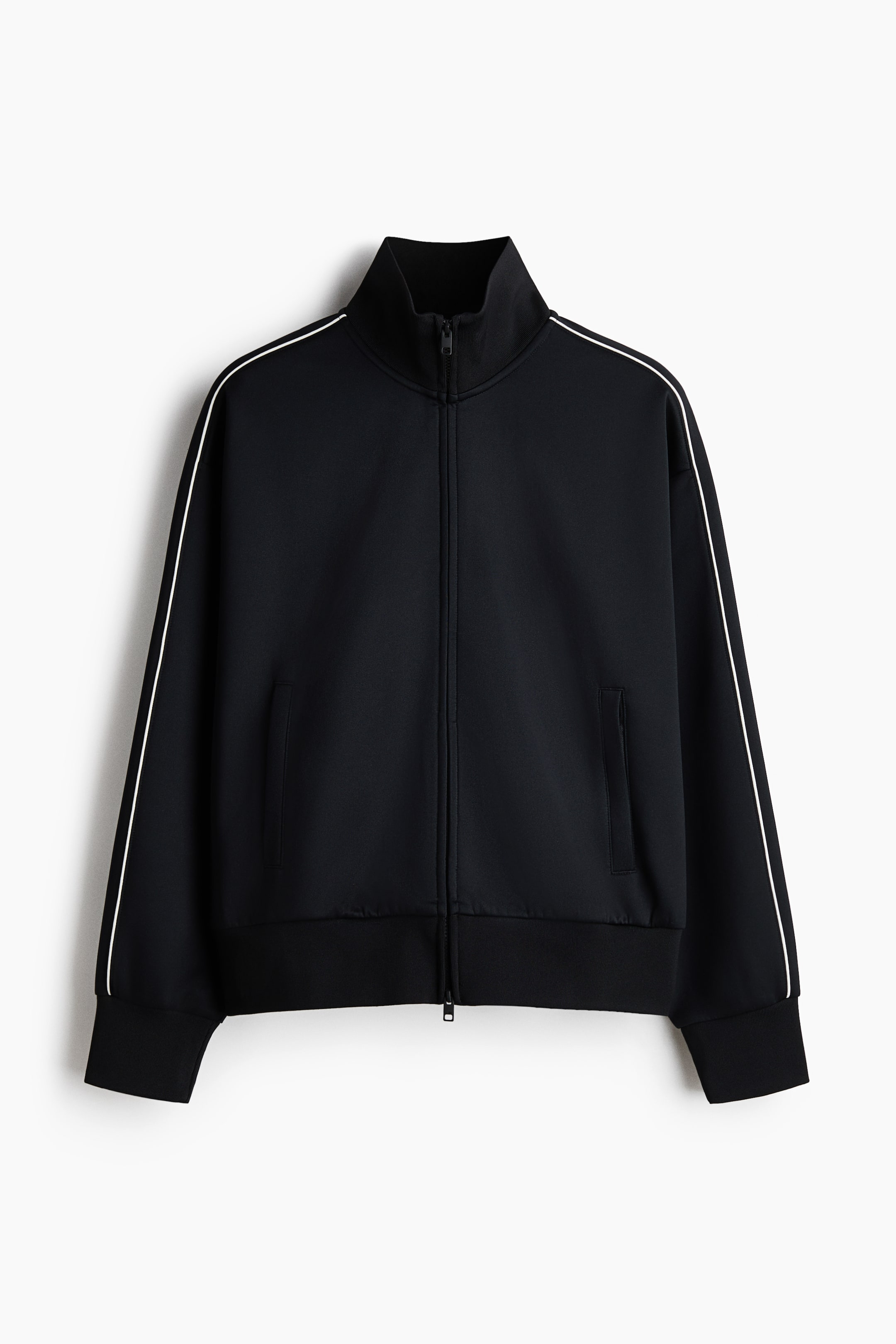 Zobacz większy obraz: Loose Fit Track jacket - Czarny | H&M PL 1