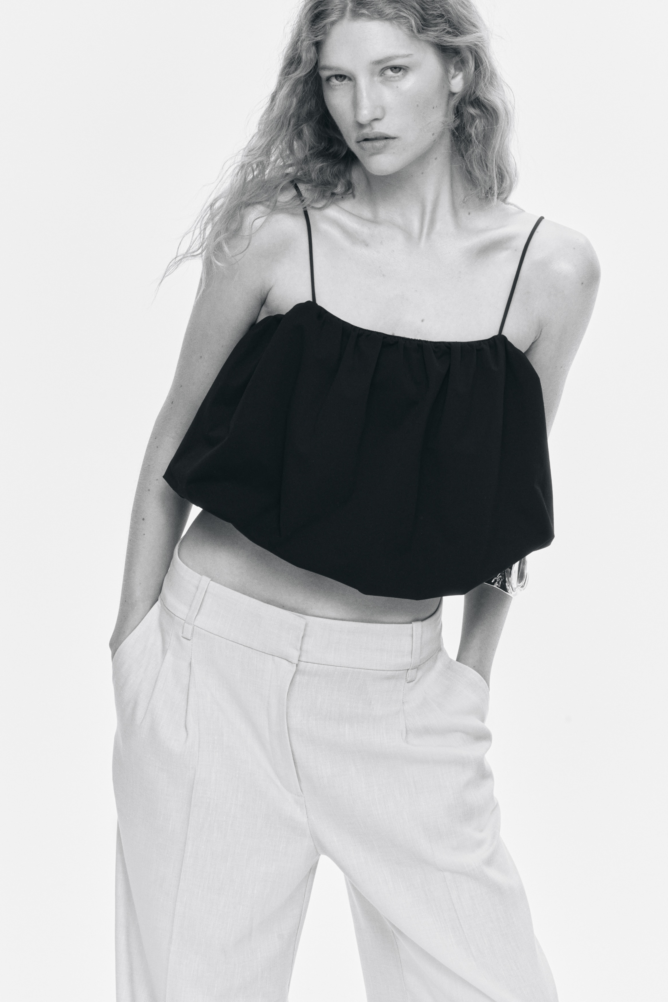Wide-Leg Dress Pants by H&M