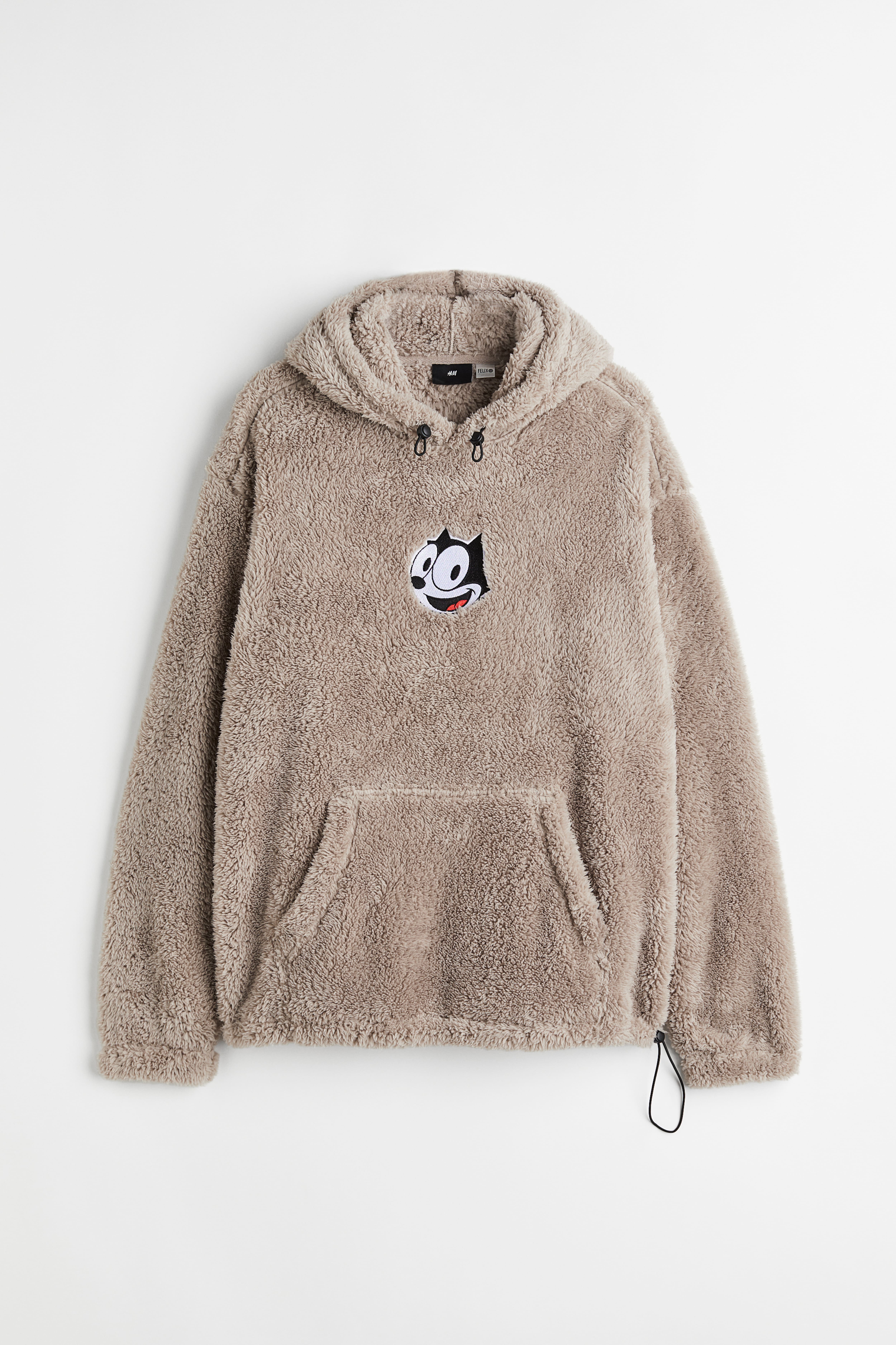 Relaxed Fit Teddy Bear Hoodie