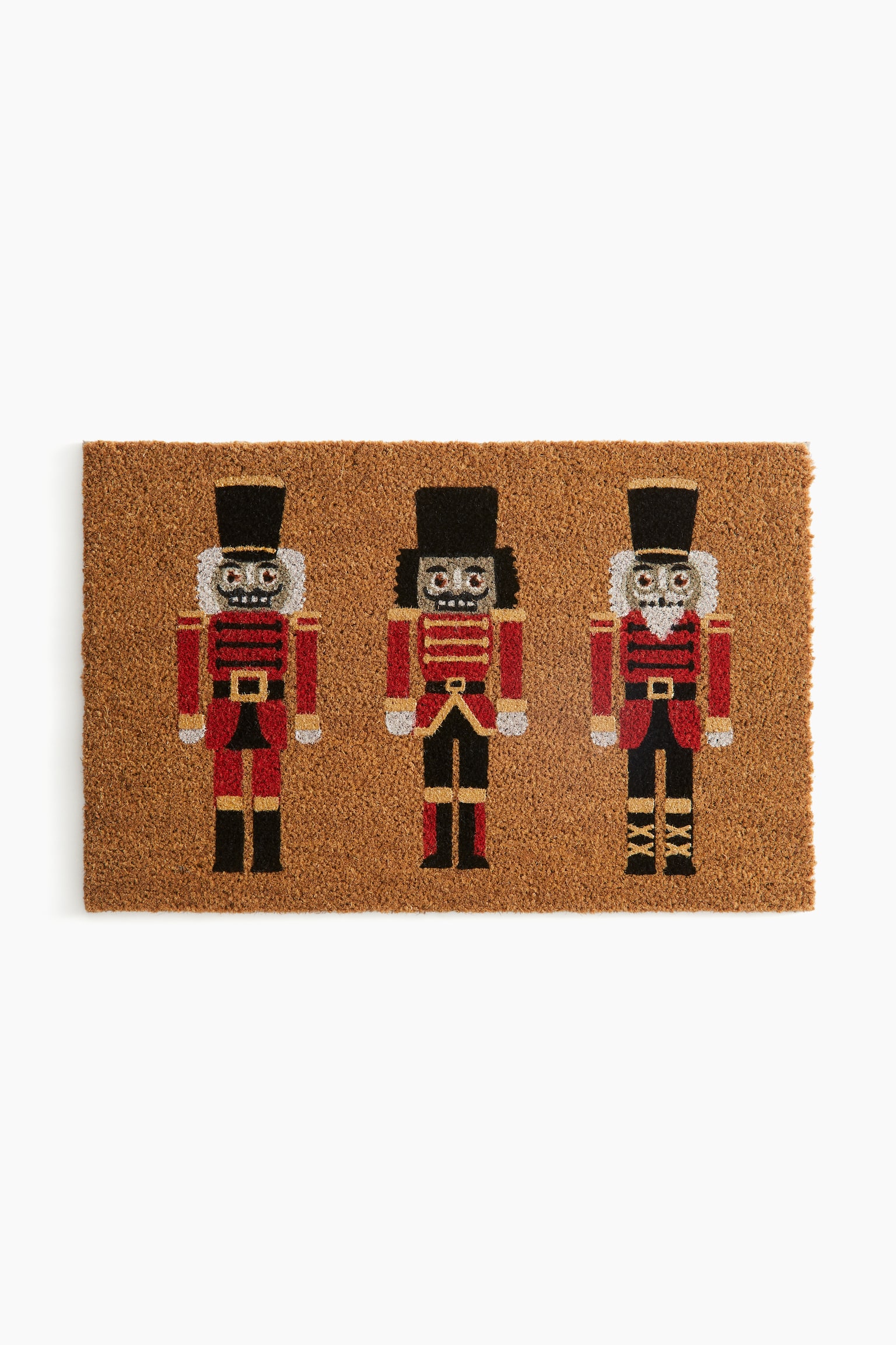 Printed coir doormat - Brown/Nutcracker - 1