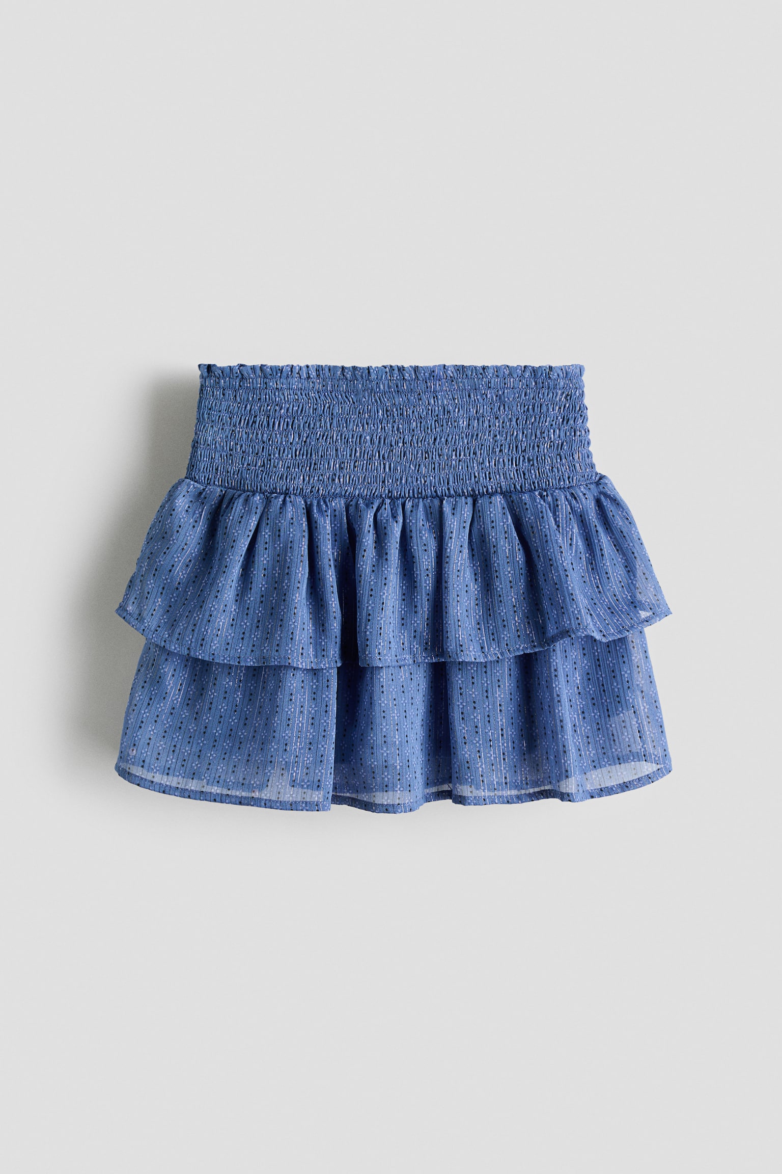 Jupe à étages - Bleu ancien foncé/motif