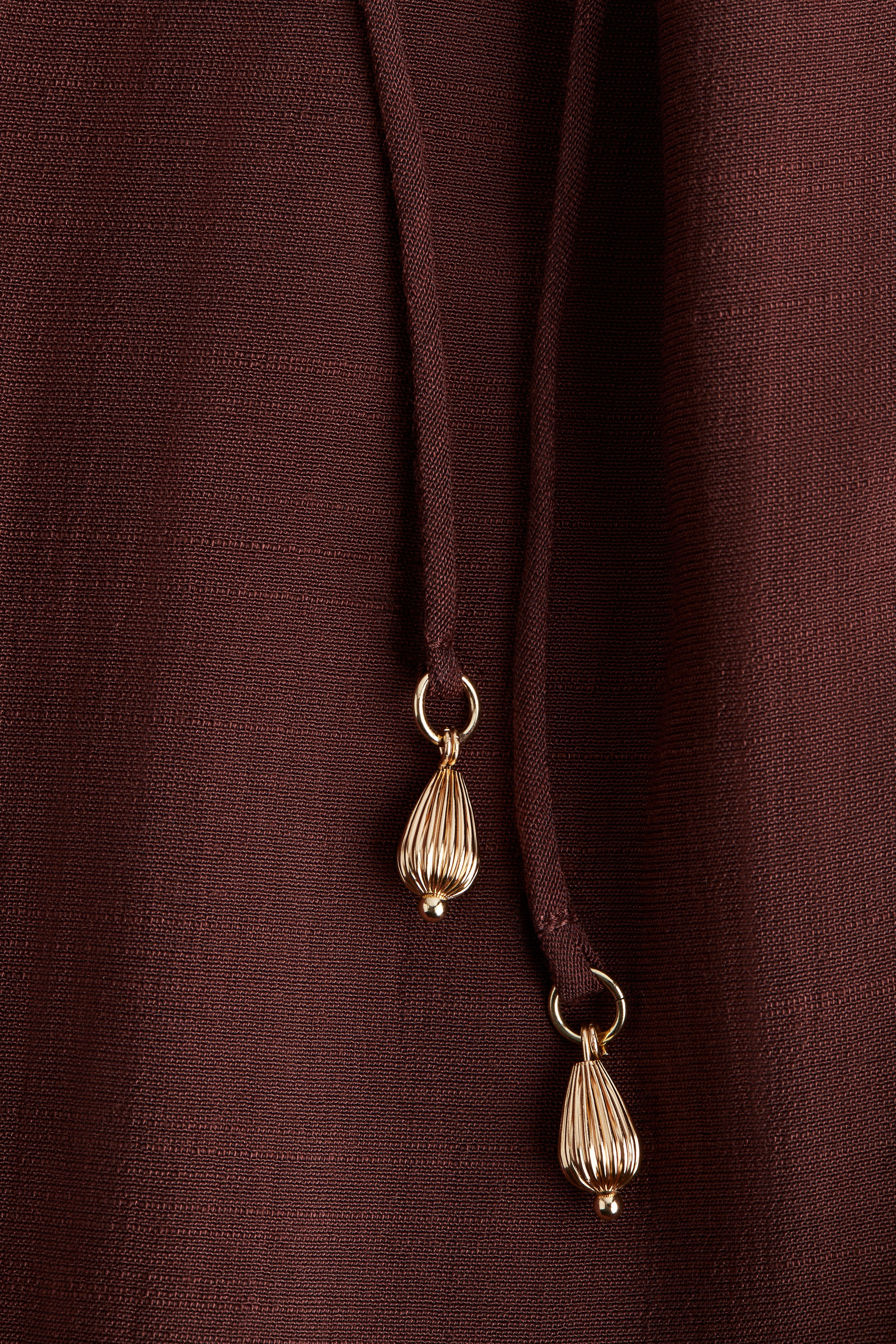 Bow-collar shirt dress
