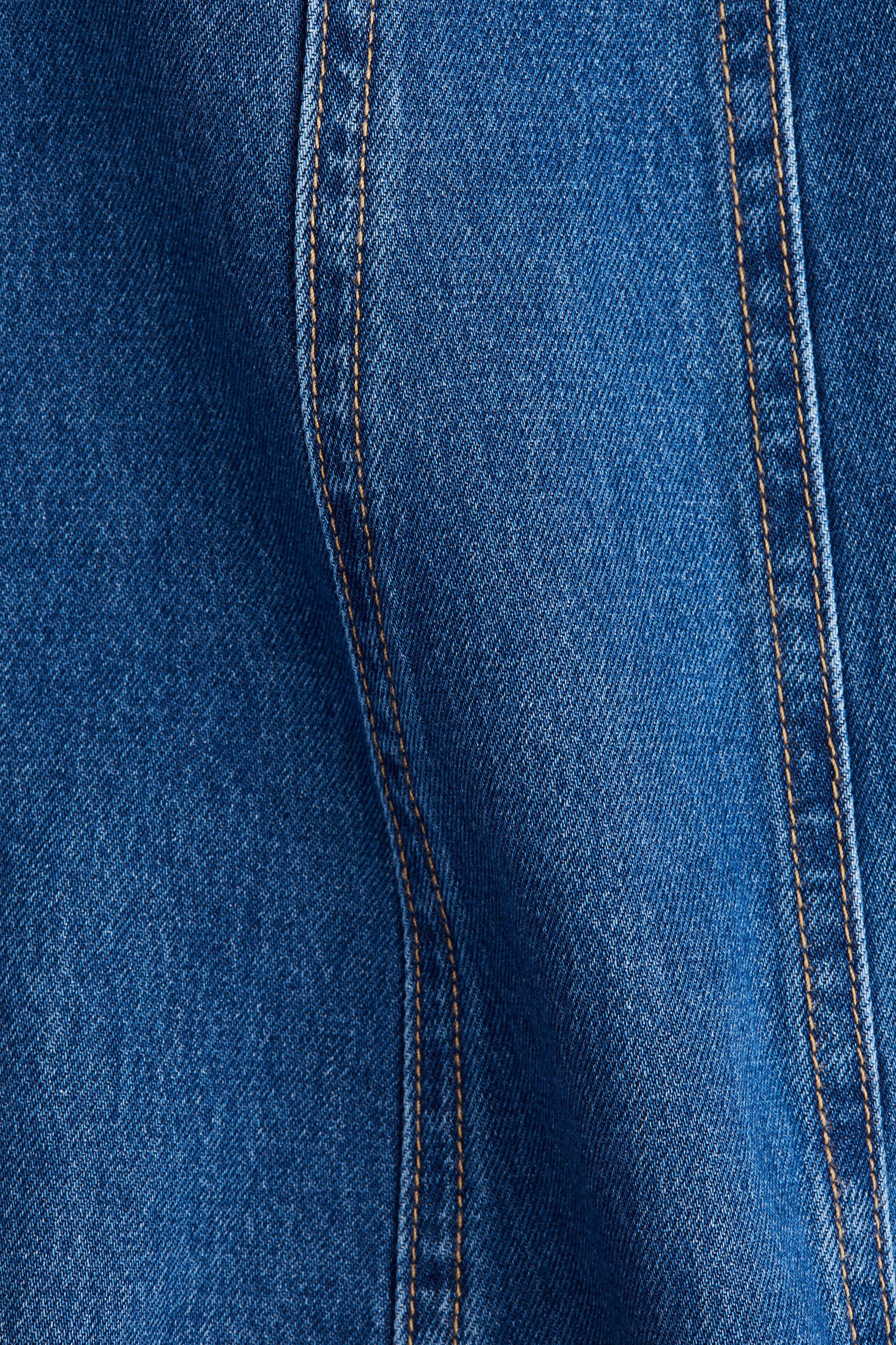 A-line denim dress