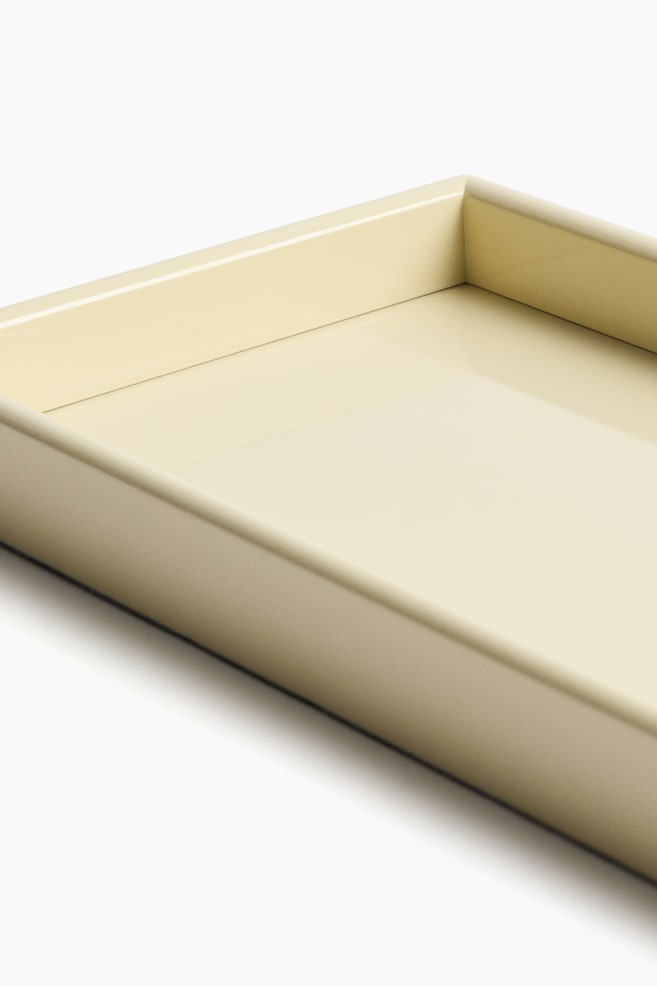 Rectangular tray - Light yellow/Pink - 4