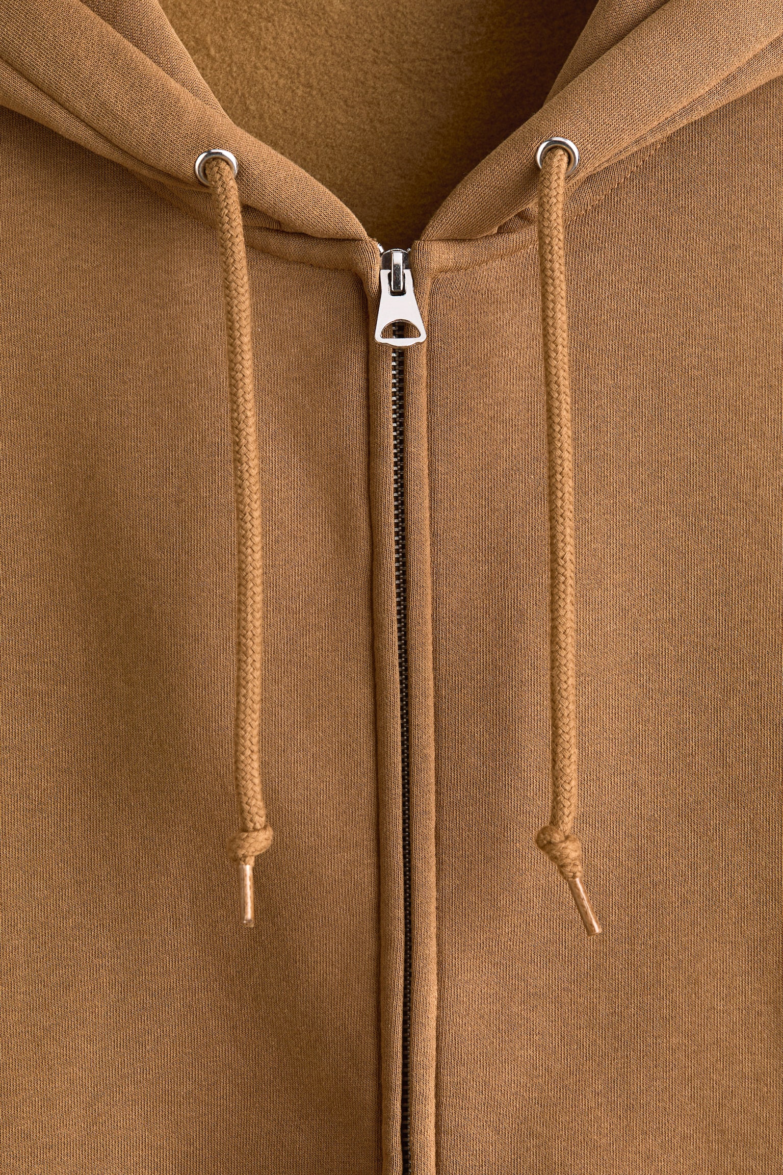 Felpa Oversized Fit con cappuccio e cerniera - Beige scuro/Nero/Grigio chiaro mélange/Verde scuro/Light grey marl - 5