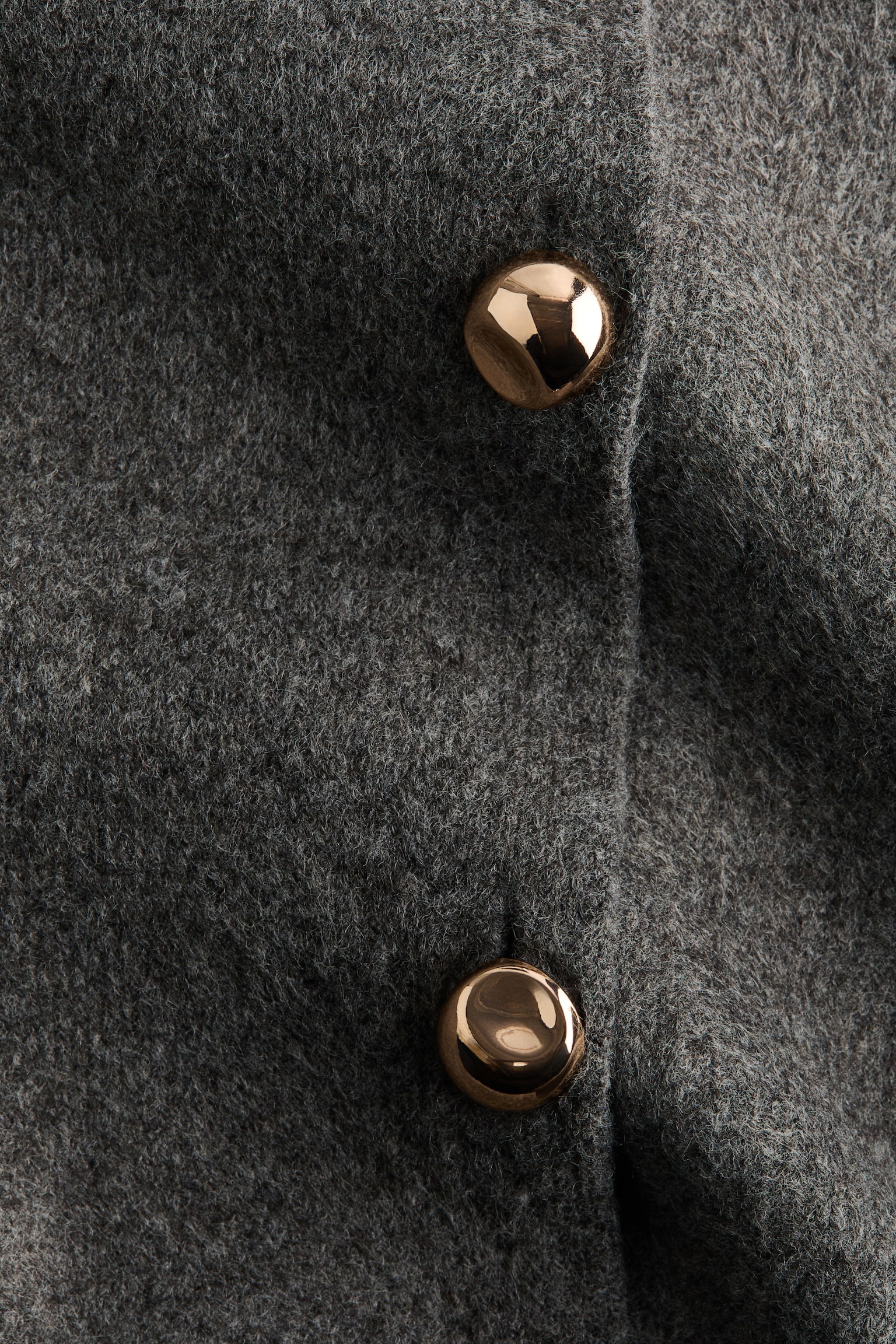 Sveter s golierom - Tmavosivá melírovaná - 6