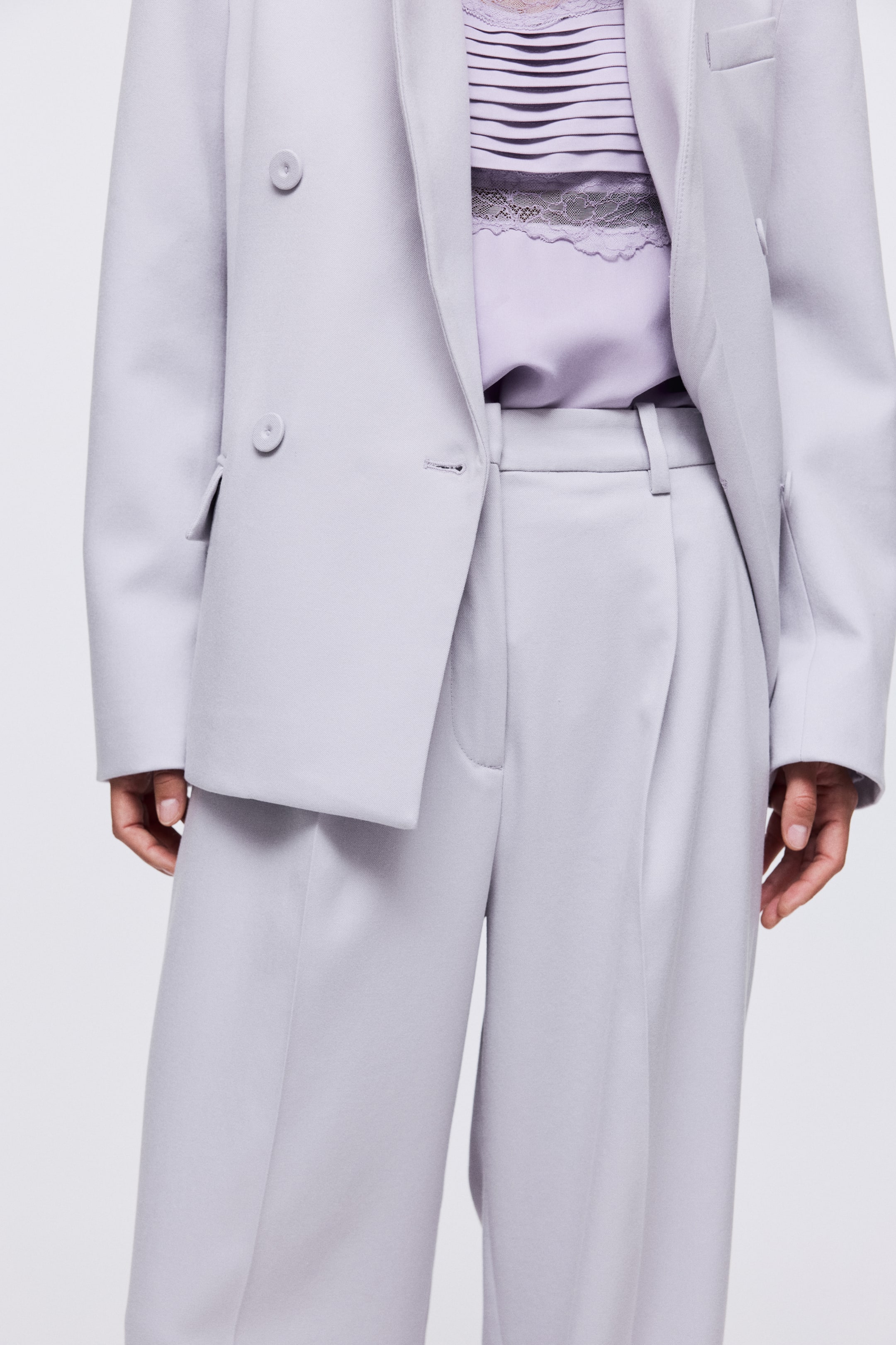 Zobacz większy obraz: Eleganckie spodnie - Liliowy - ONA | H&M PL 2