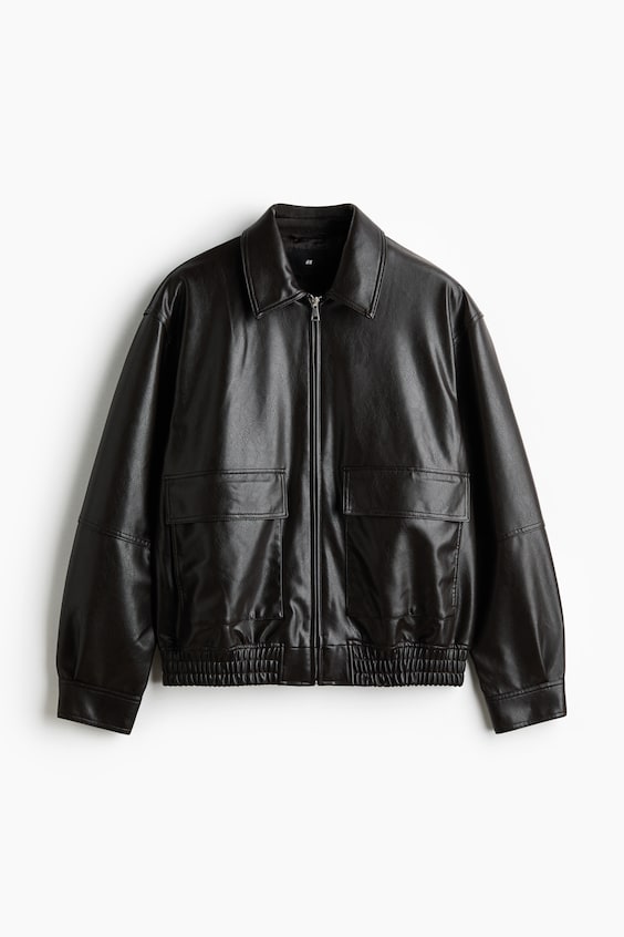 Мужские куртки H&M Coated Blouson Jacket