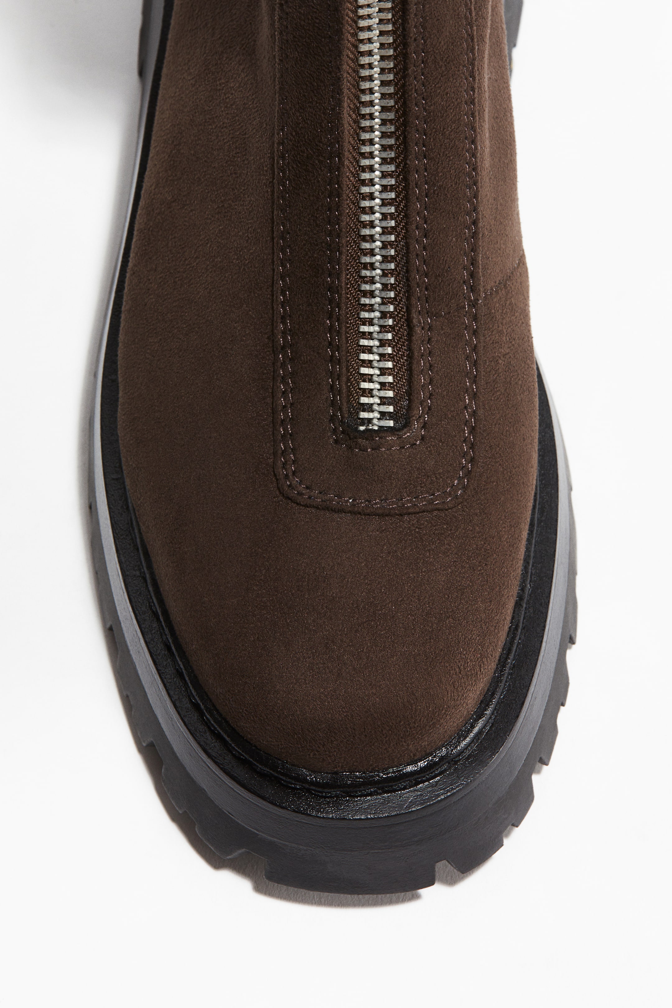 拡大画像を表示: Warm-lined boots - ダークブラウン - レディース | H&M JP 3