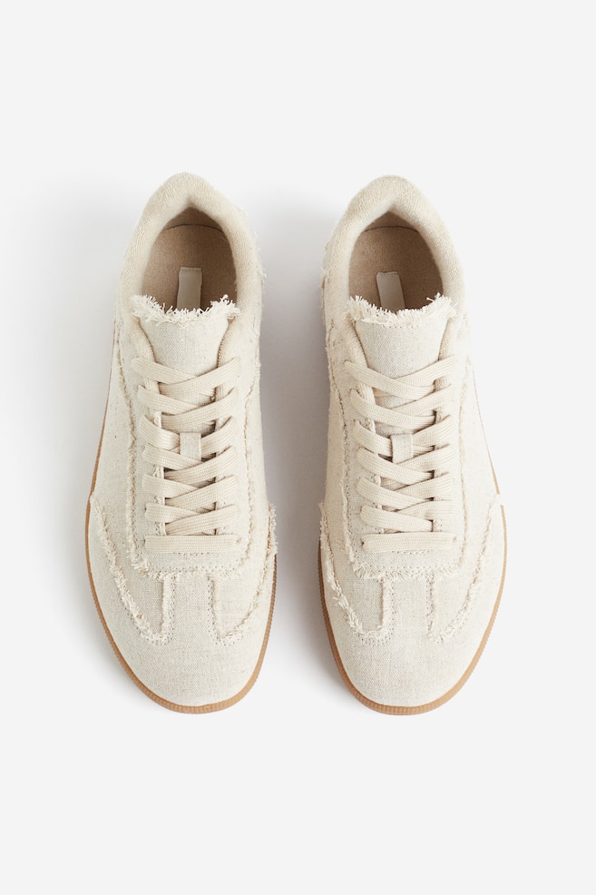 Sneakers - Blanc/beige clair/Noir - 6