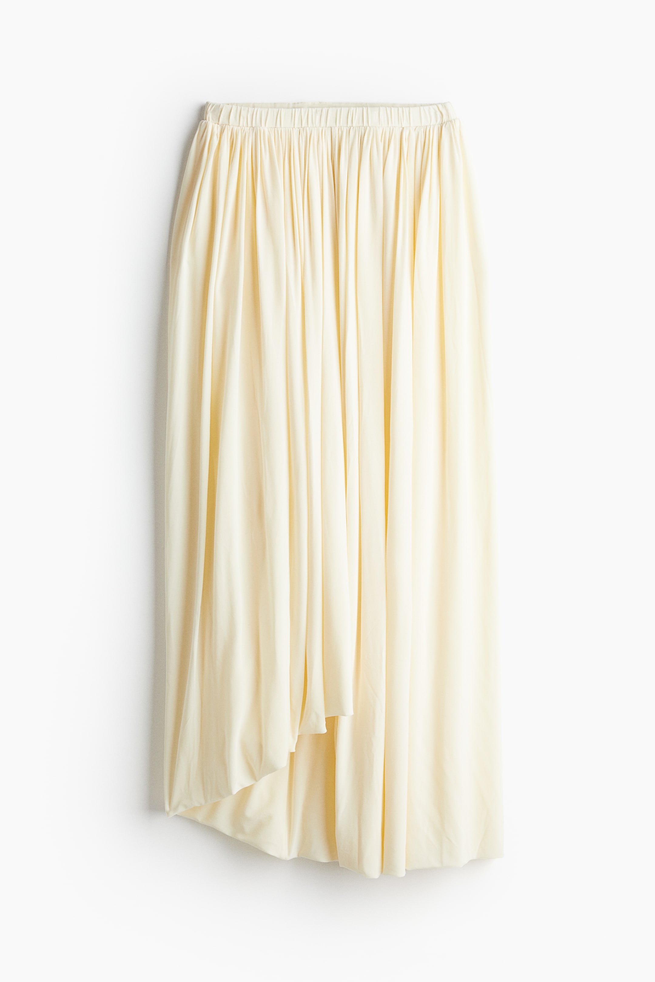 Draped bubble-hem skirt - Cream - Ladies | H&M GB