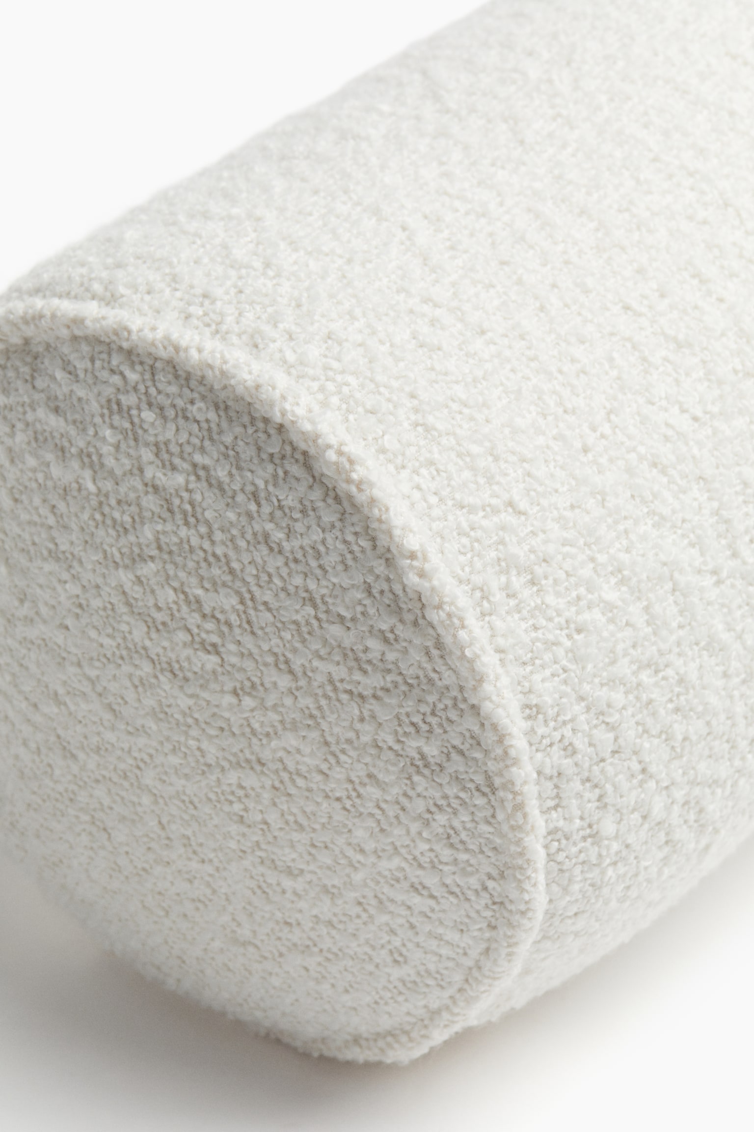 Bouclé bolster - White - 3