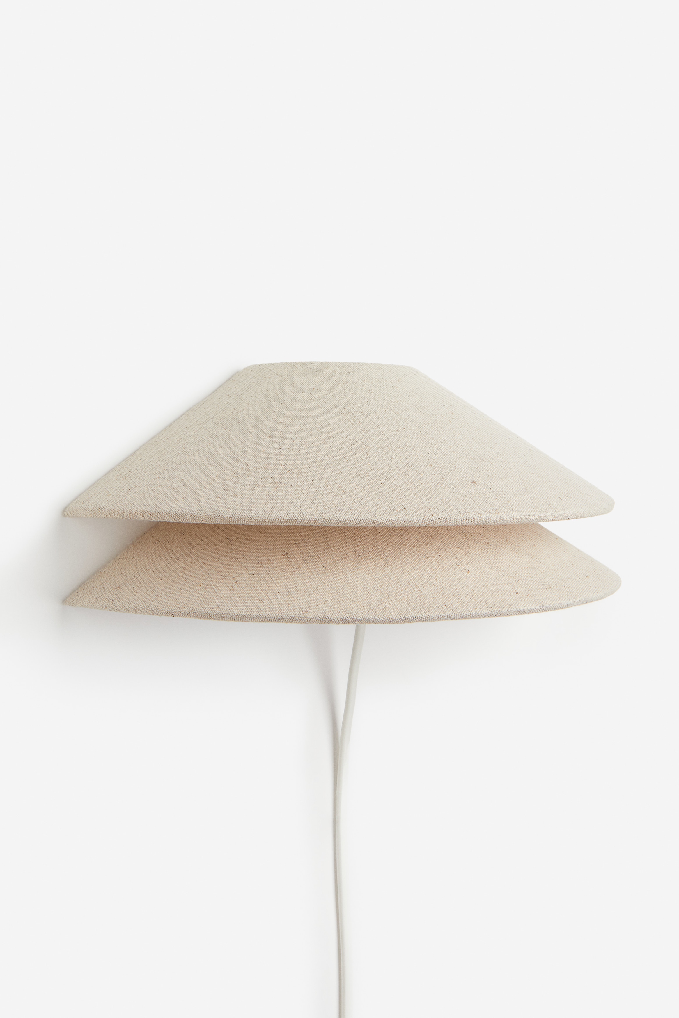 Lampe murale en lin mélangé - Beige