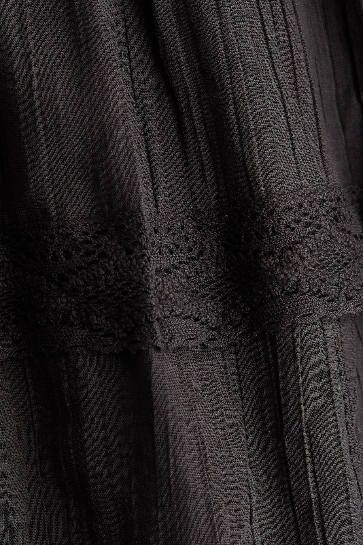 Lace-Trimmed Cotton Dress - image 4