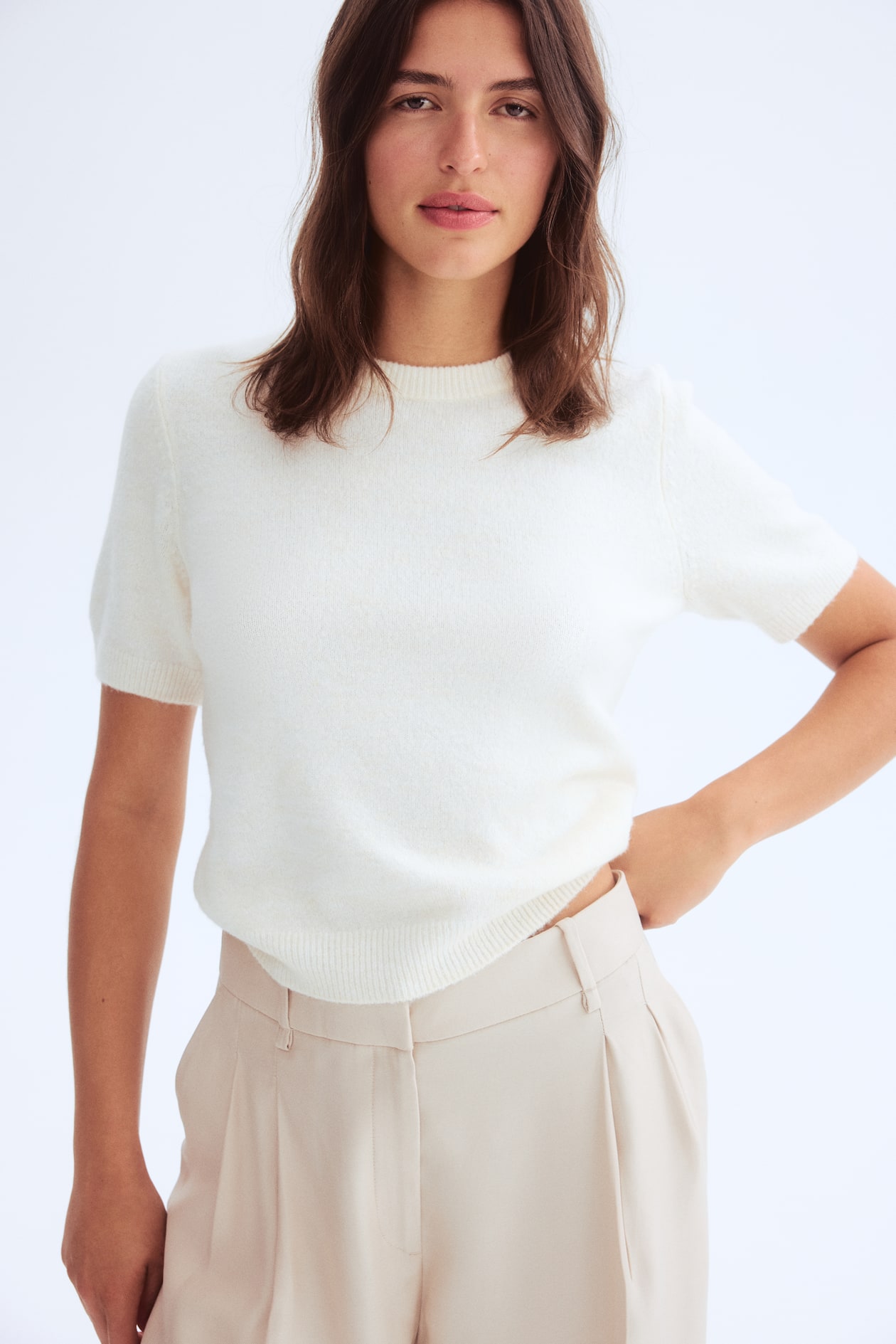 Pull en maille fine - Crème - FEMME | H&M FR