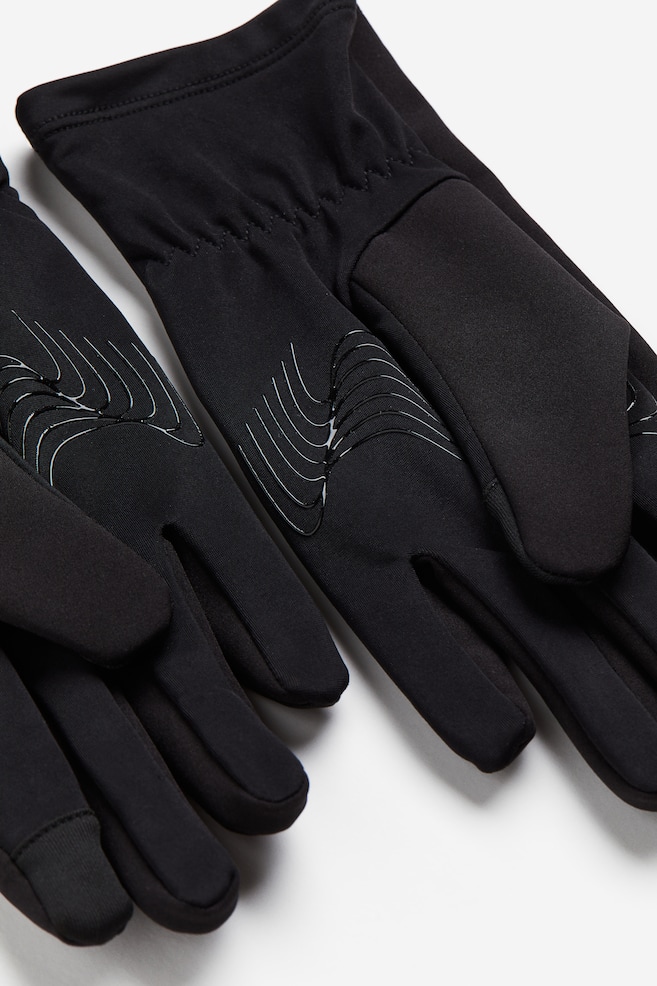 DryMove™ Running gloves - Black - 2