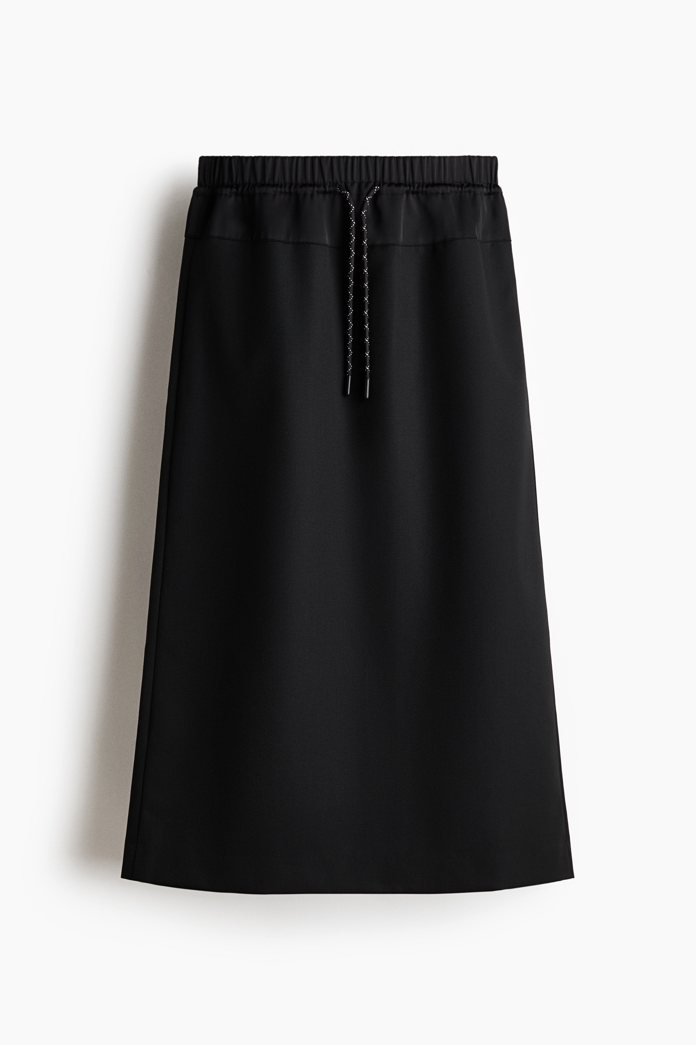 Wool-blend skirt - Black