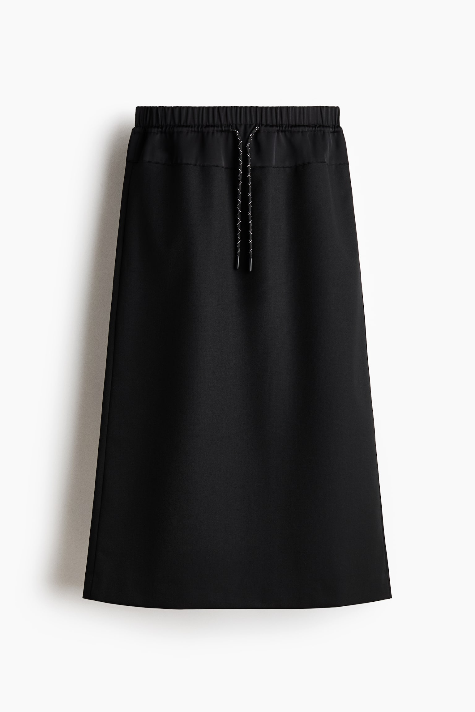 Wool-blend skirt - Black