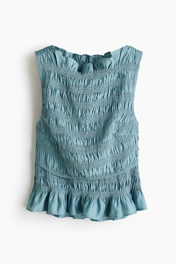 Женские топы H&M MAMA Smocked Nursing Top