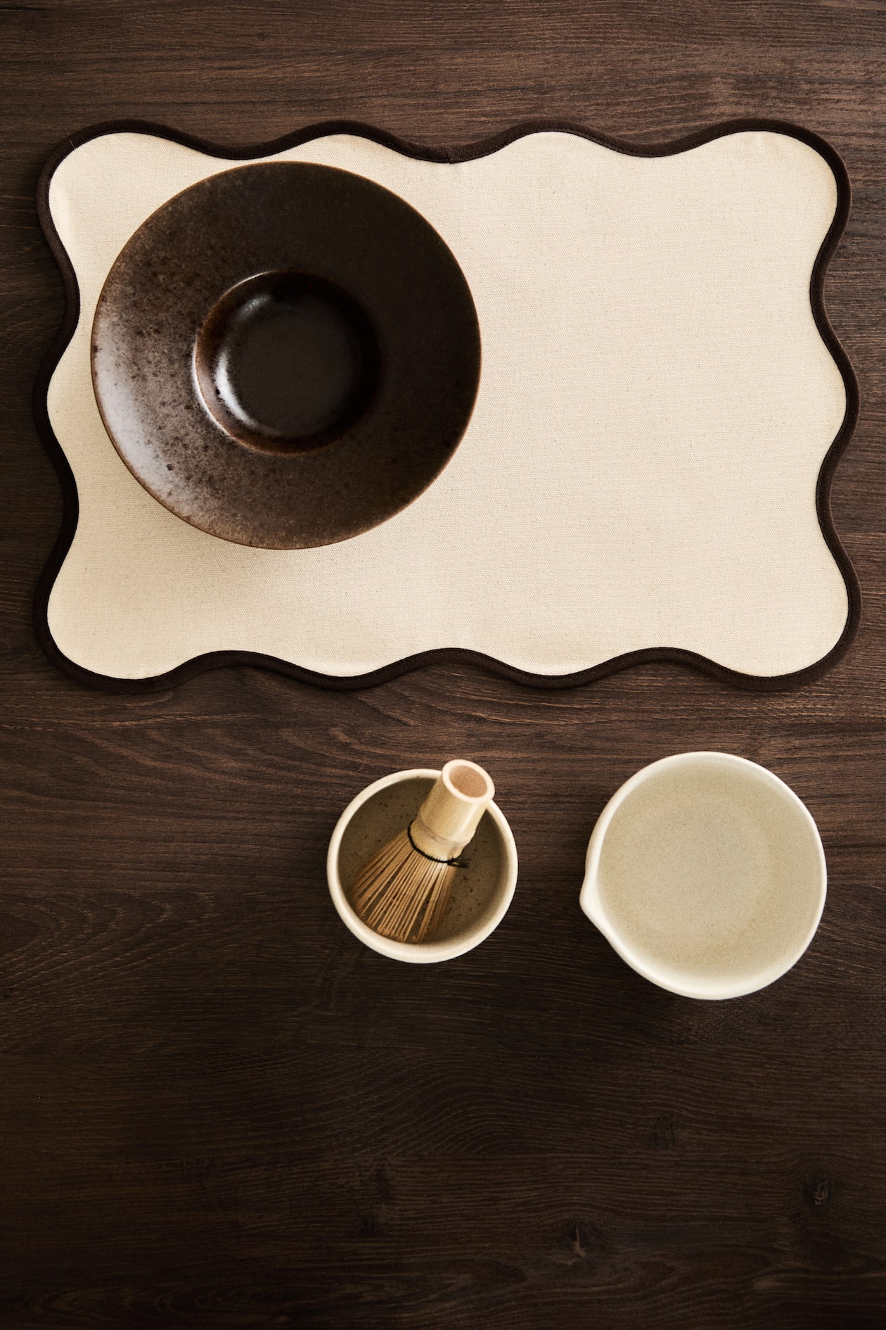 Lot de 2 sets de table déperlants - Beige clair - Home All | H&M FR