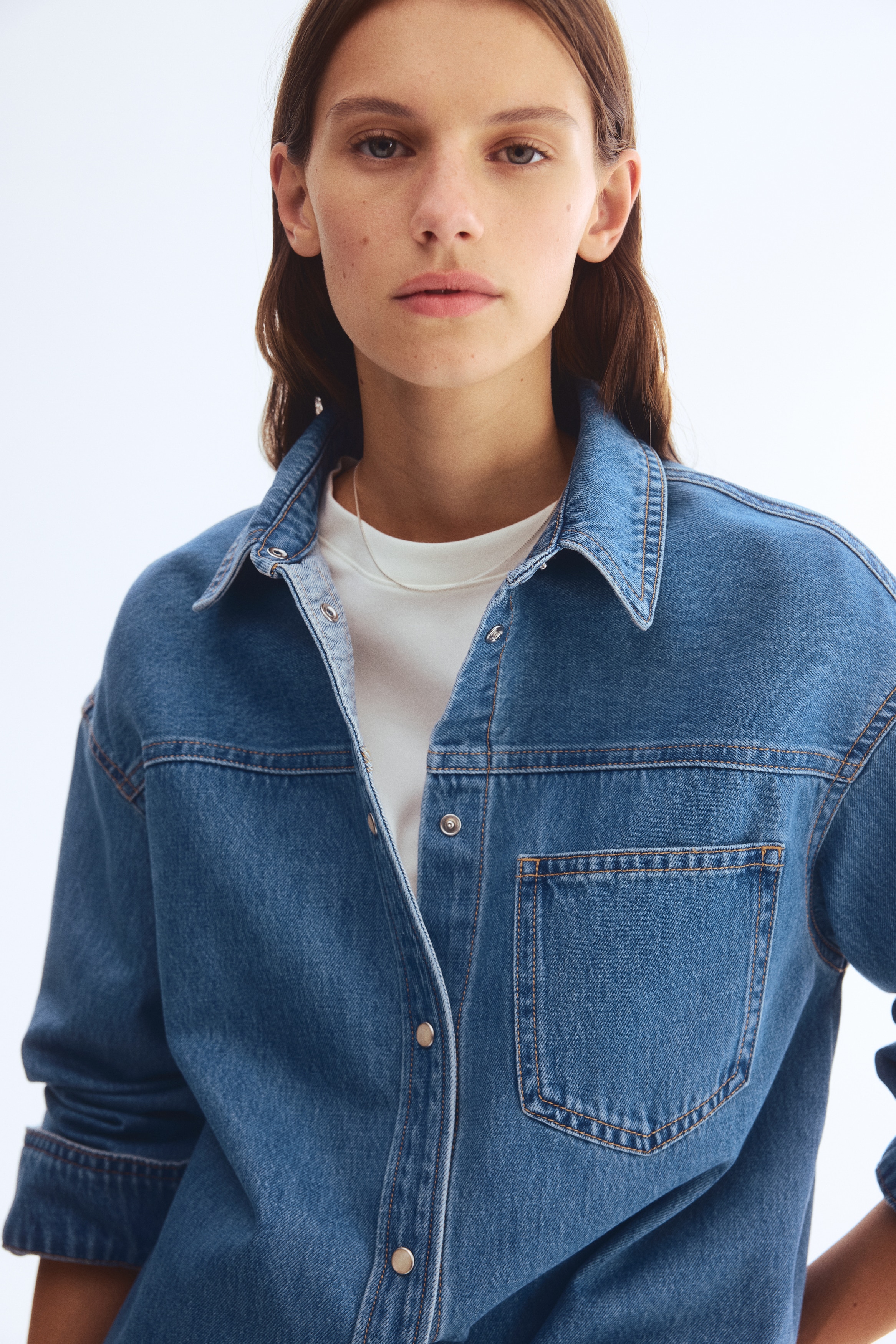 Denim shirt - Denim blue