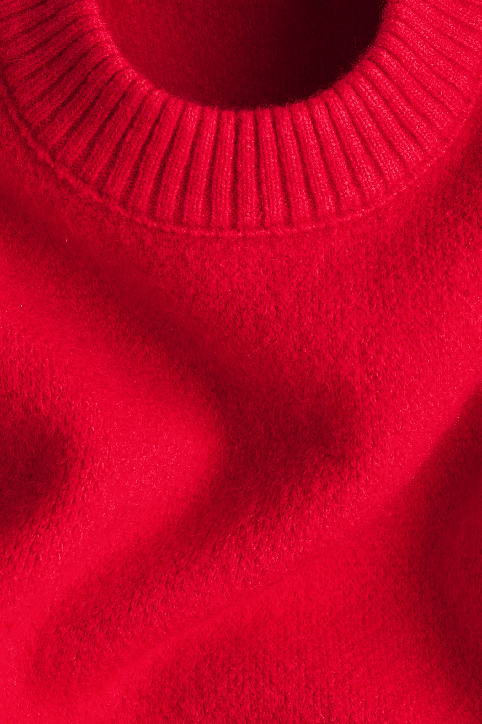 Мужской свитер H&M Regular-Fit Brushed, цвет: Красный — фото 6