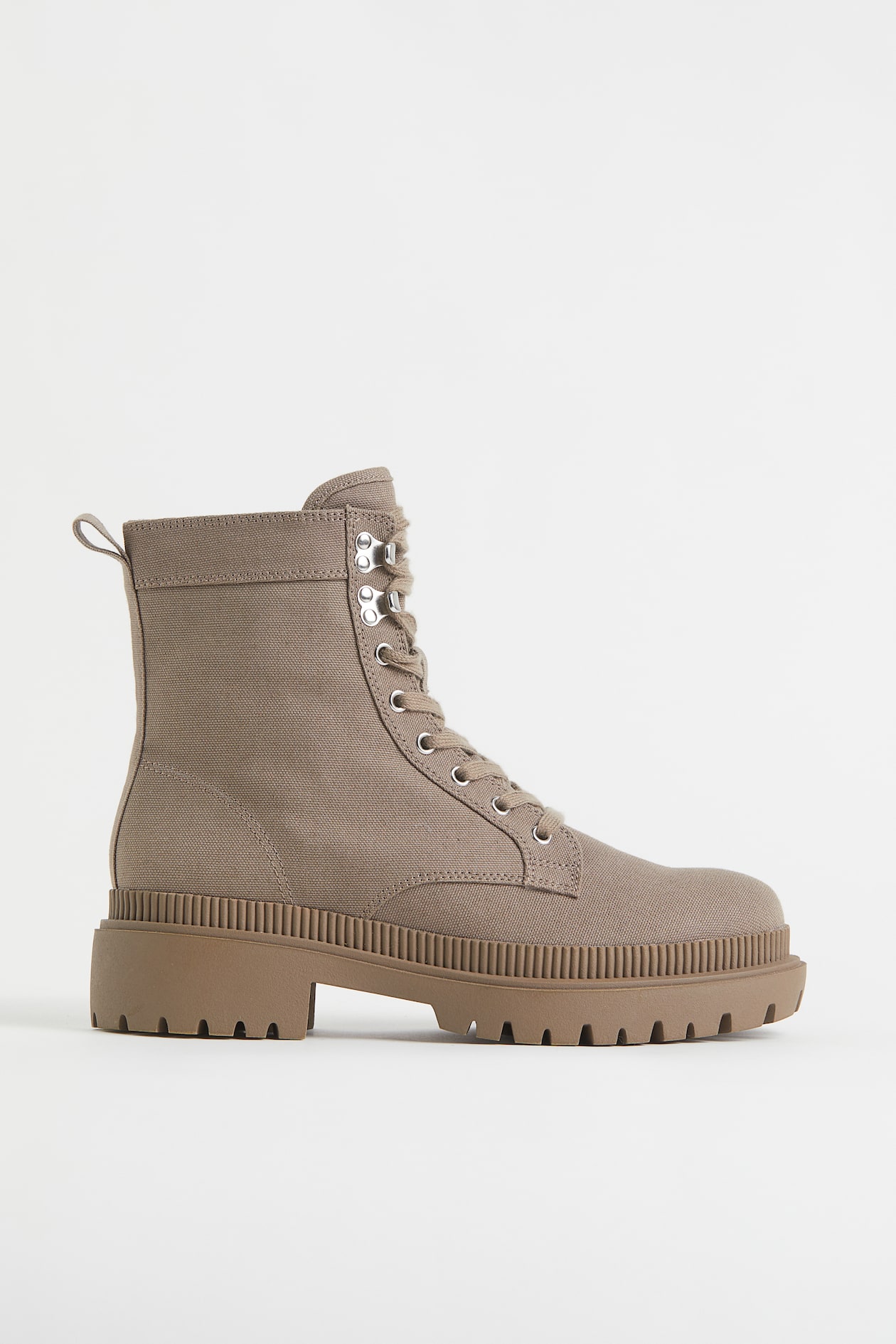 Canvas boots - Dark beige - Ladies | H&M GB