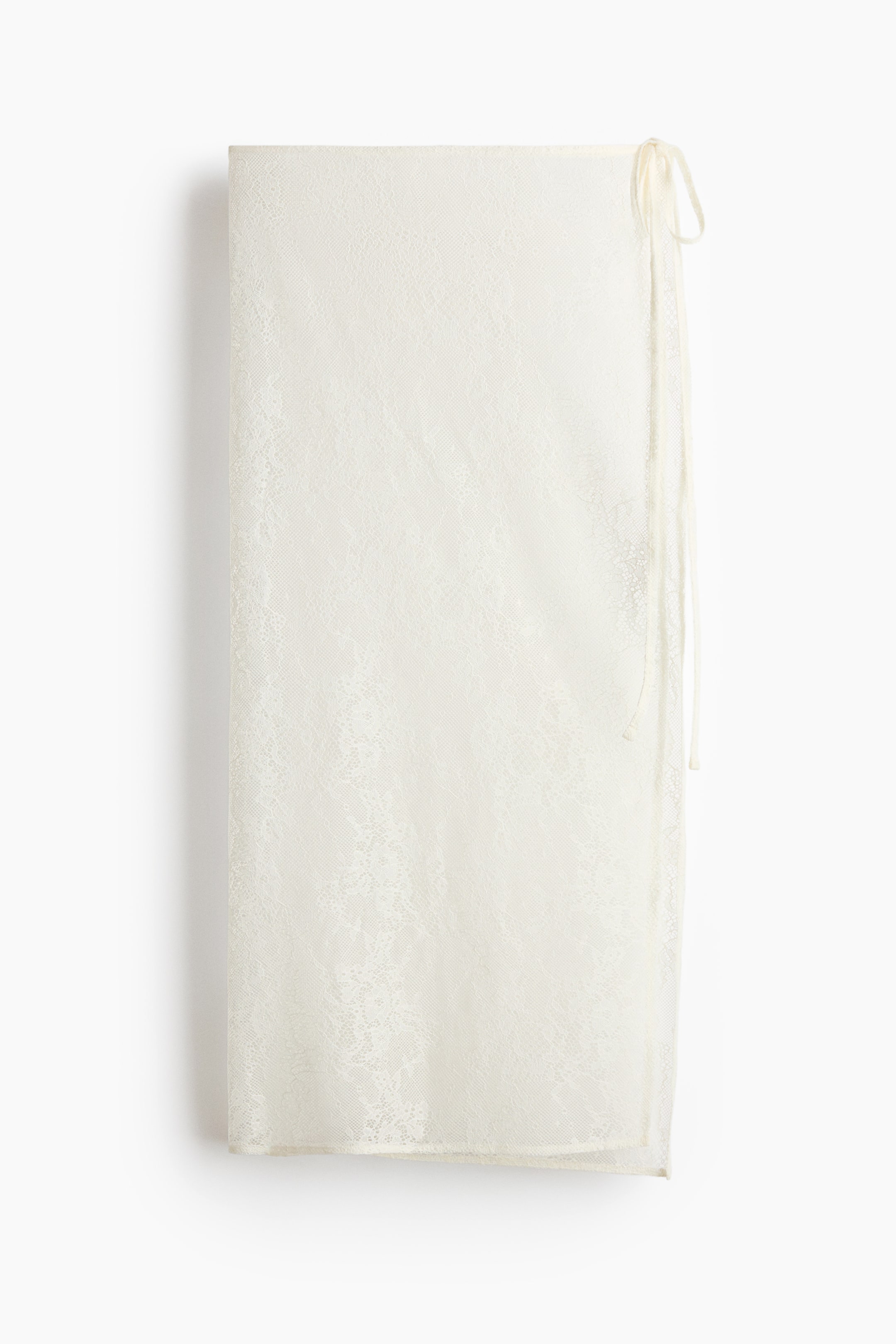 Zobacz większy obraz: Koronkowa spódnica kopertowa - Jasnobeżowy - ONA | H&M PL 6