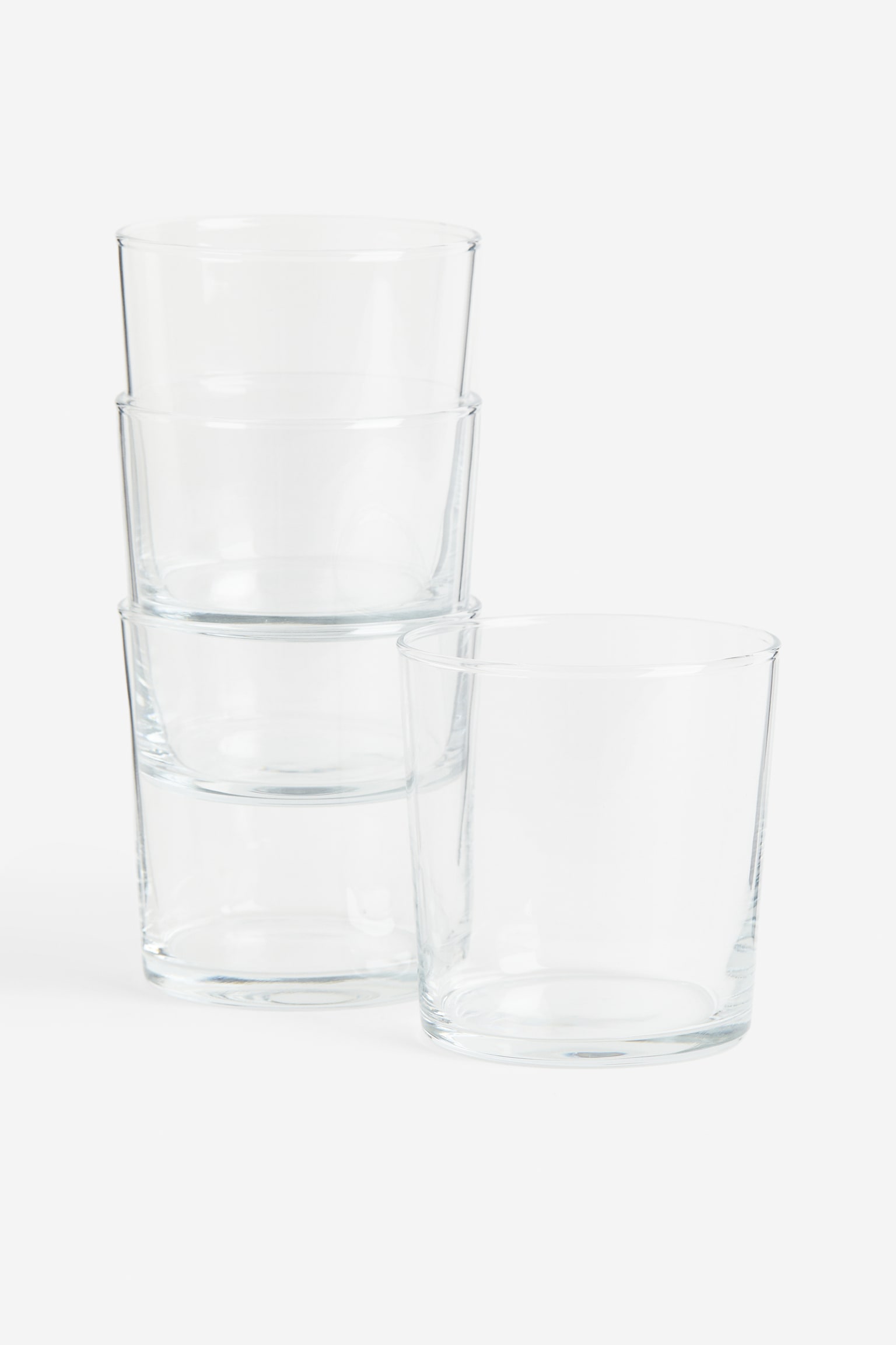 4-pack glass tumblers - Transparent - 1