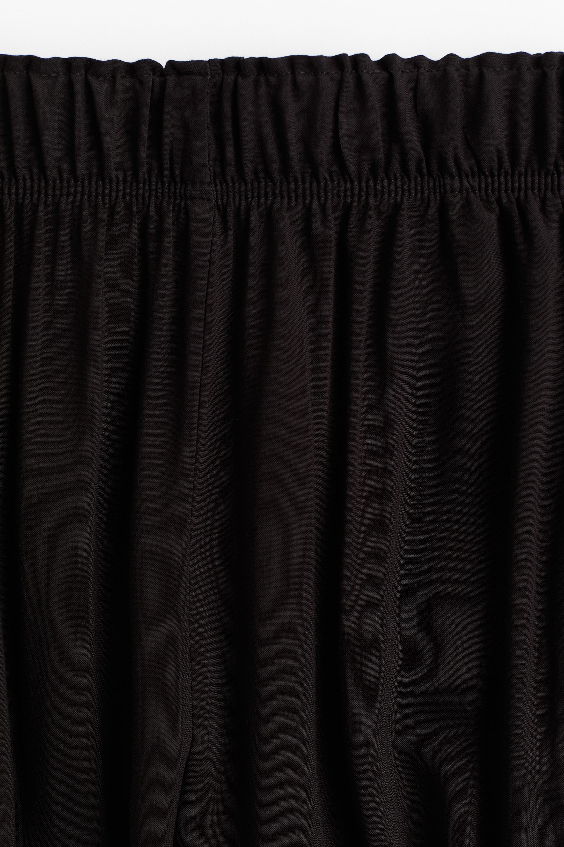 Cropped pull-on trousers