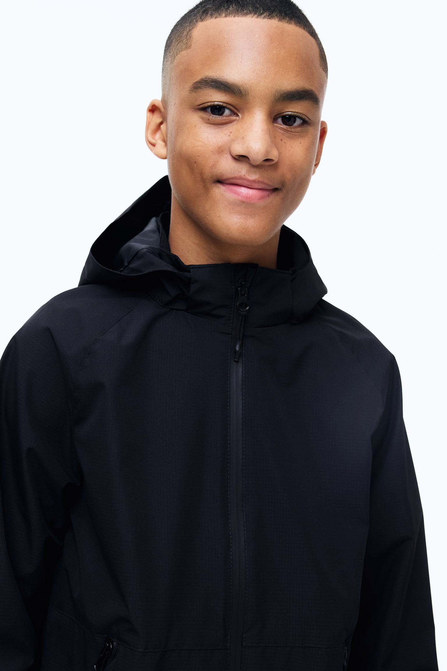 Детская куртка H&M Water-repellent Windbreaker, цвет: Чёрный — фото 3