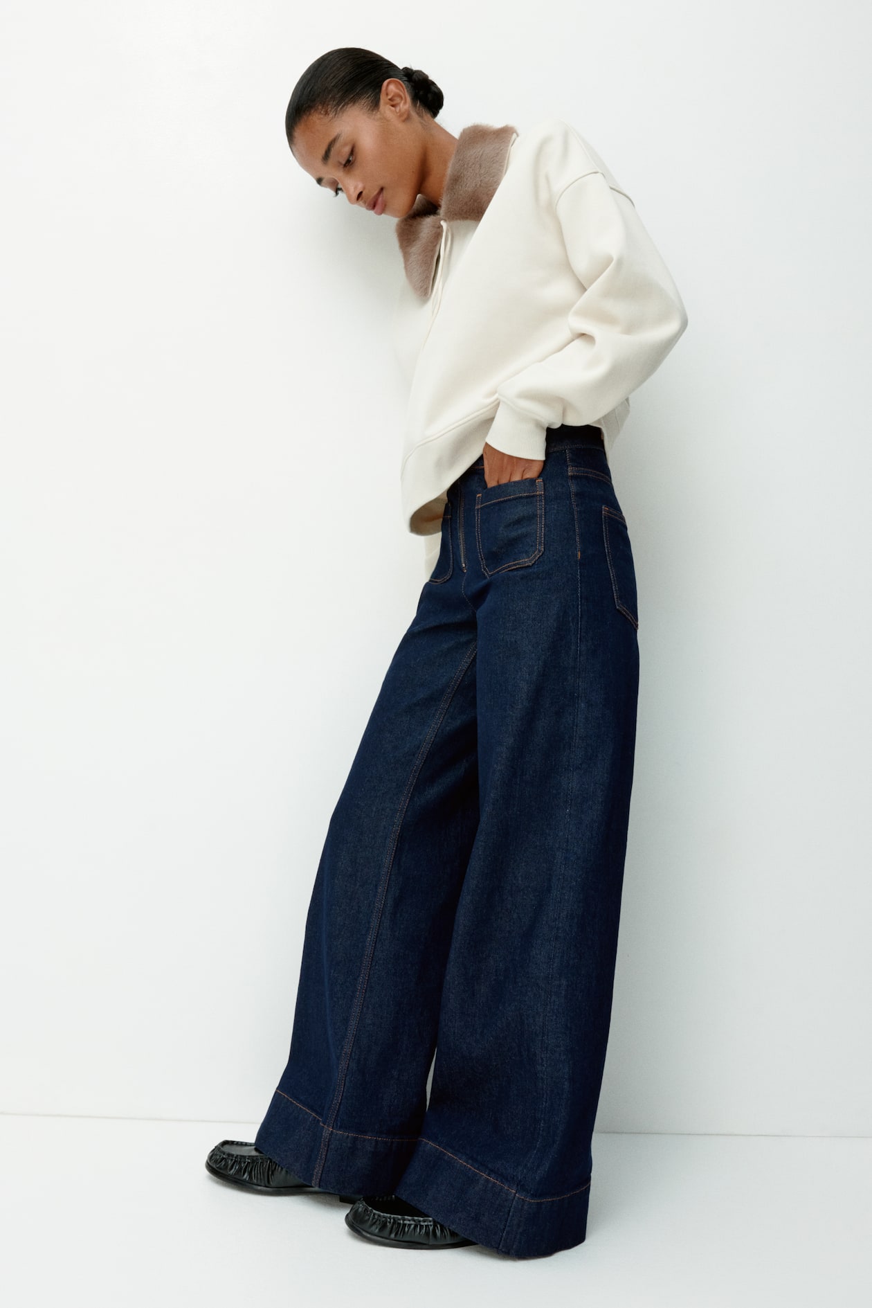 Wide Ultra High Jeans Blu denim scuro DONNA H&M IT