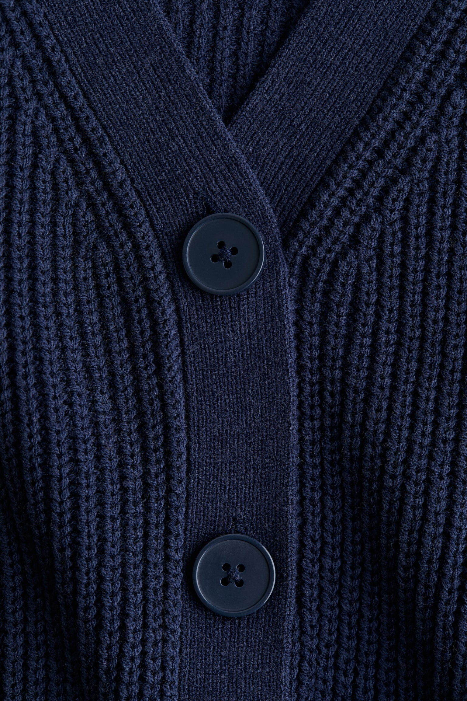 Kardigan w prążki - Granatowy/Biały/Czarne paski/Kremowy - 2