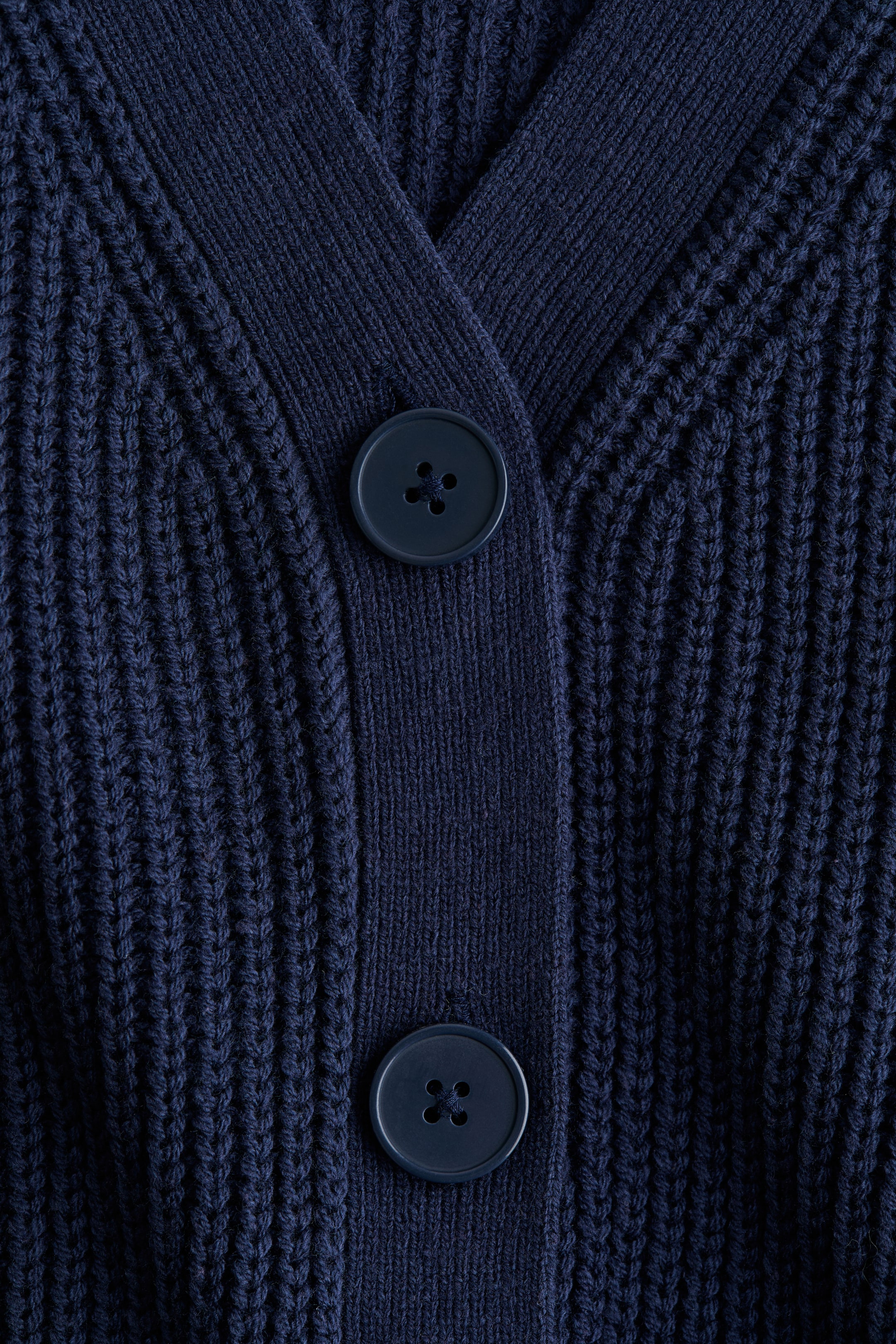 Grotere afbeelding bekijken: Ribgebreid vest - Marineblauw - KINDEREN | H&M NL 2