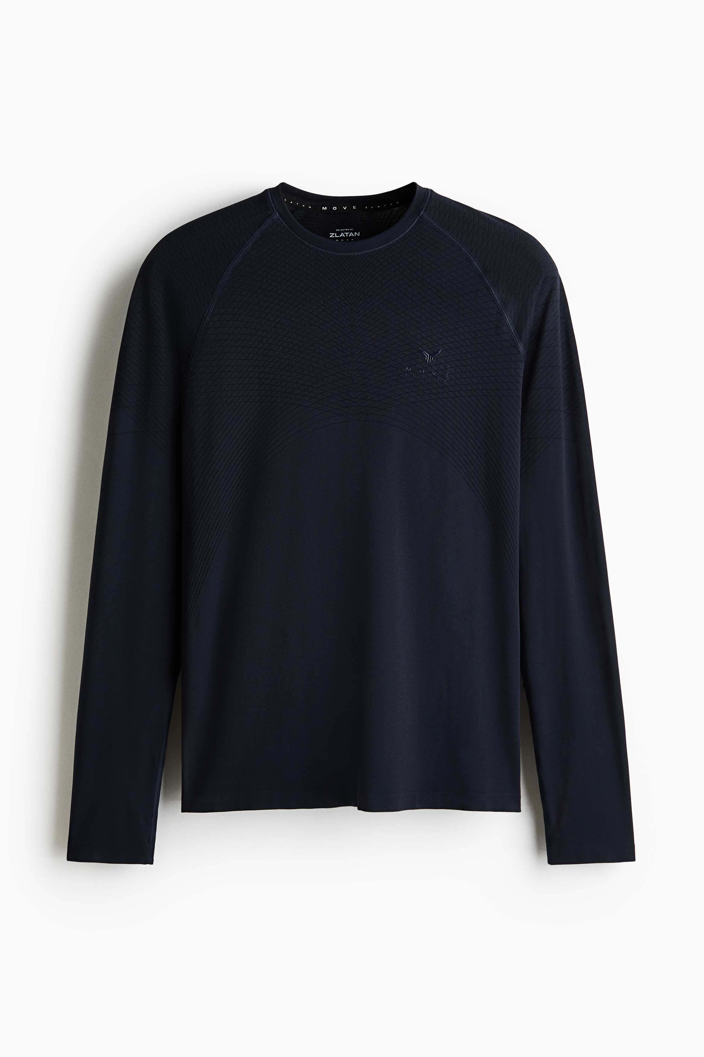 Muscle Fit Sports top with DryMove™ - Dark navy blue/White